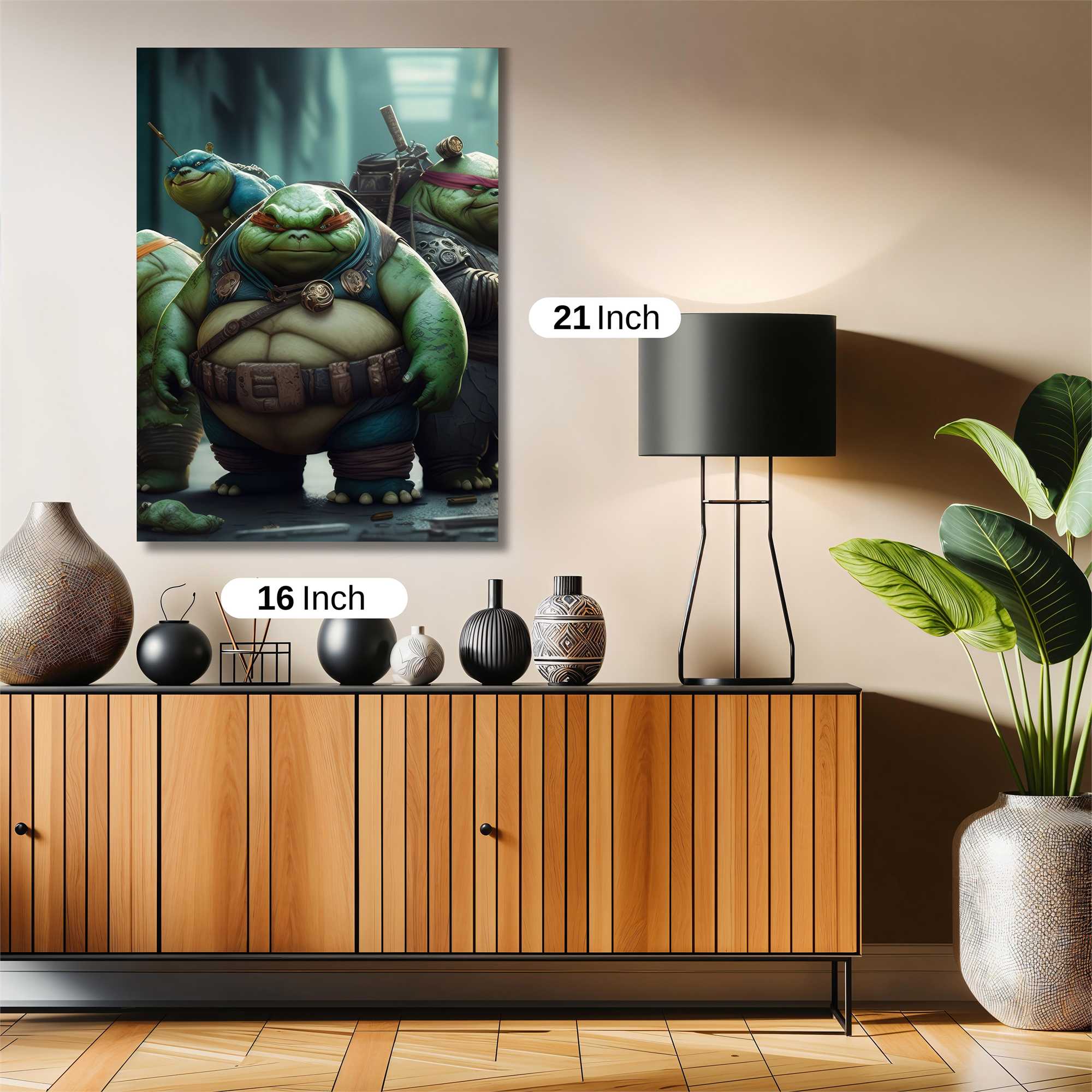 Turtles Chubby Safe Wall Magnetic / M
