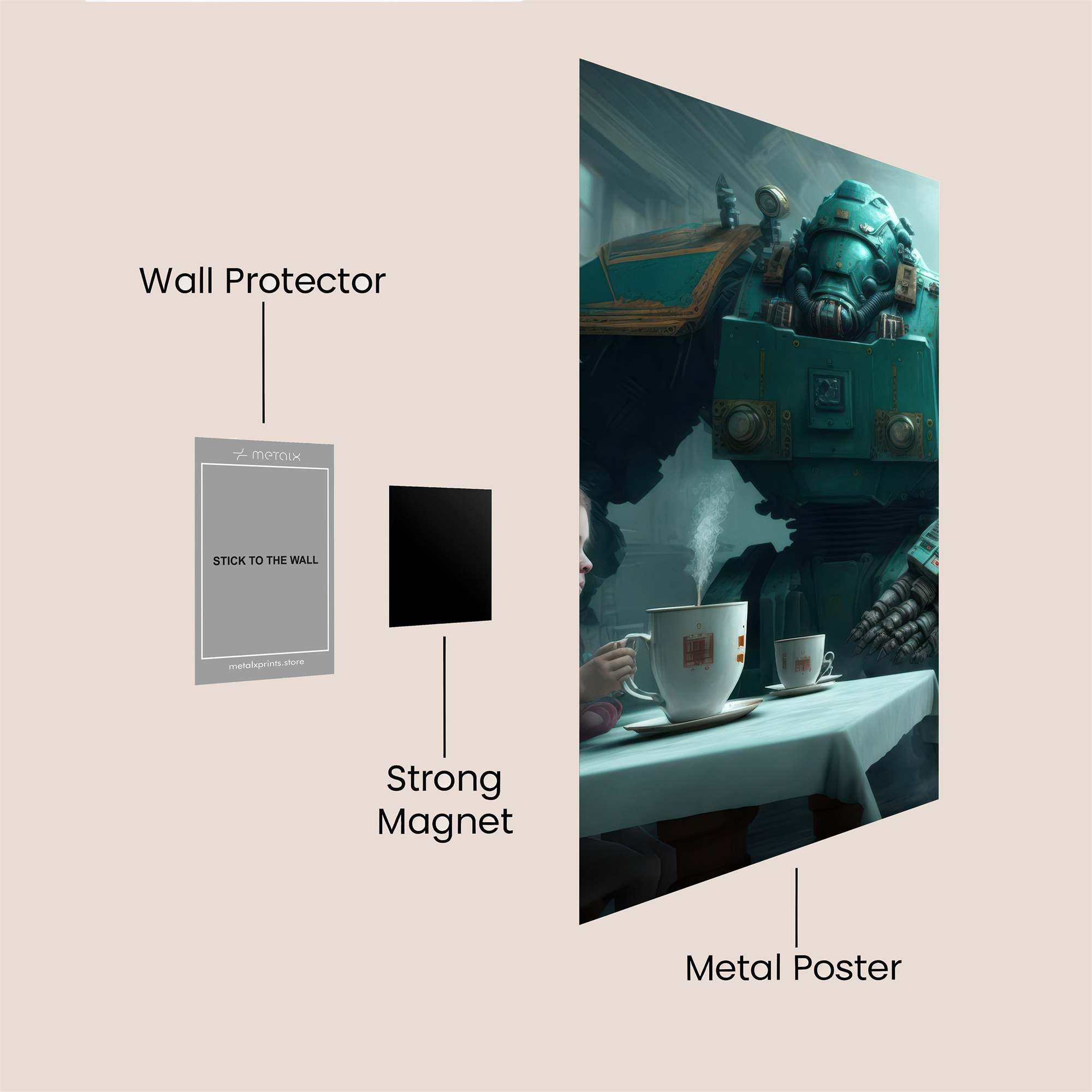 Robot Serenity Safe Wall Magnetic / M