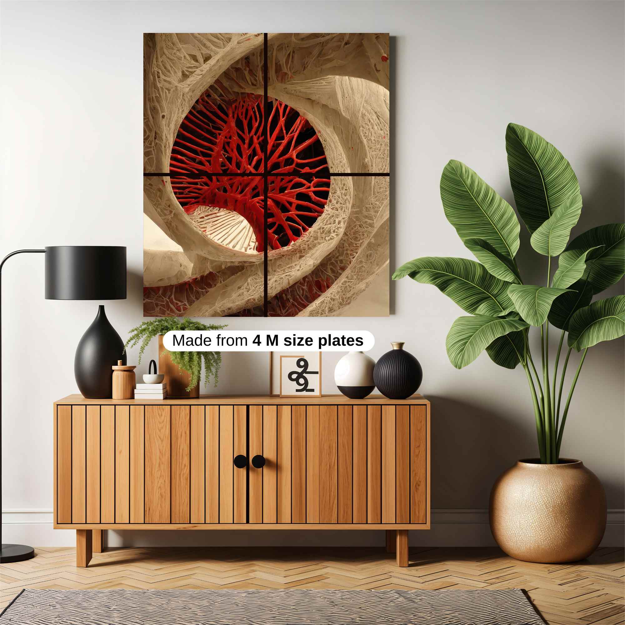 Bone Intricacy Safe Wall Magnetic / M