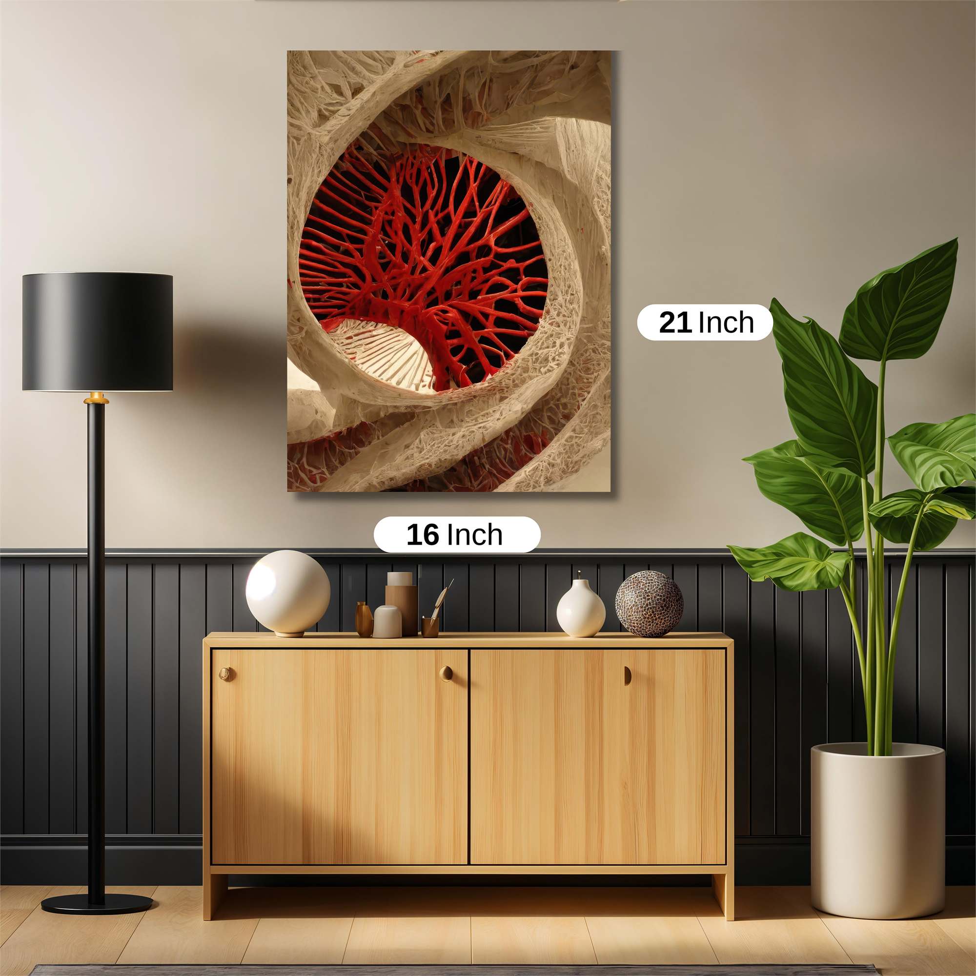 Bone Intricacy Safe Wall Magnetic / M