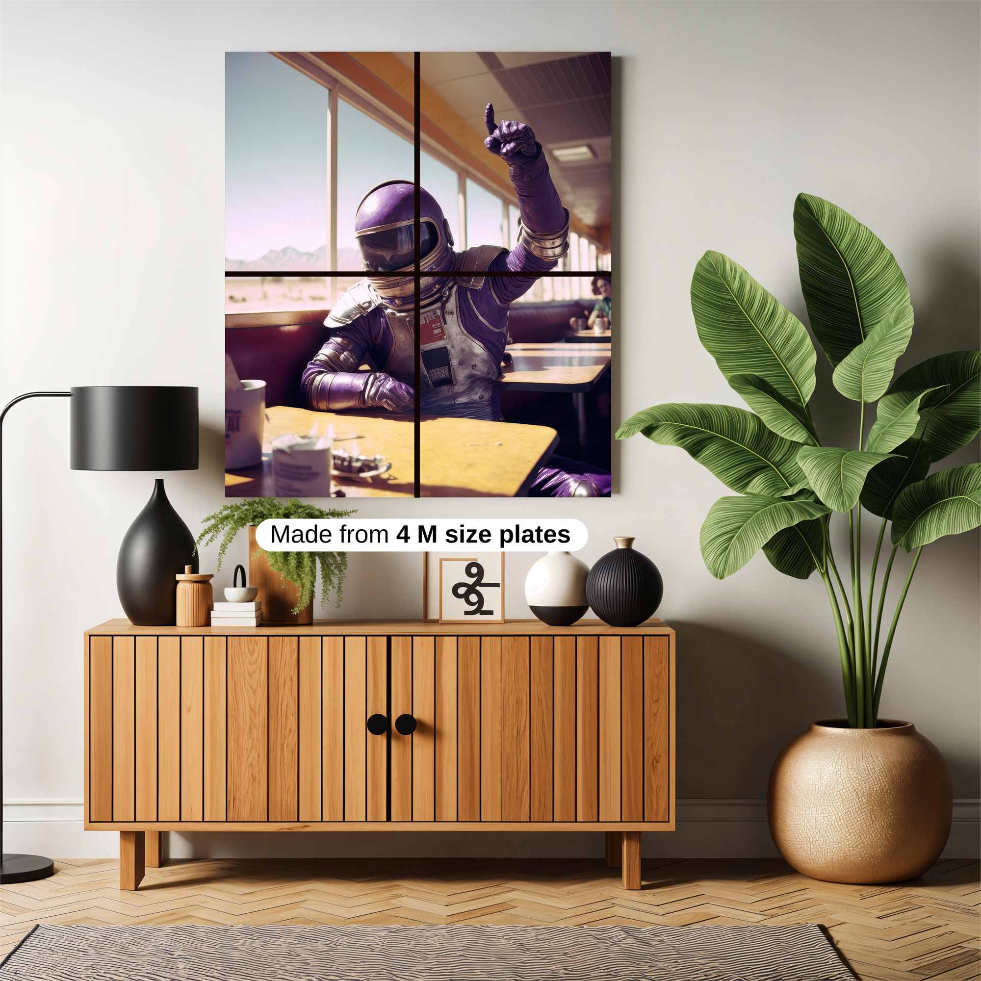 Astronaut Whimsical Safe Wall Magnetic / M