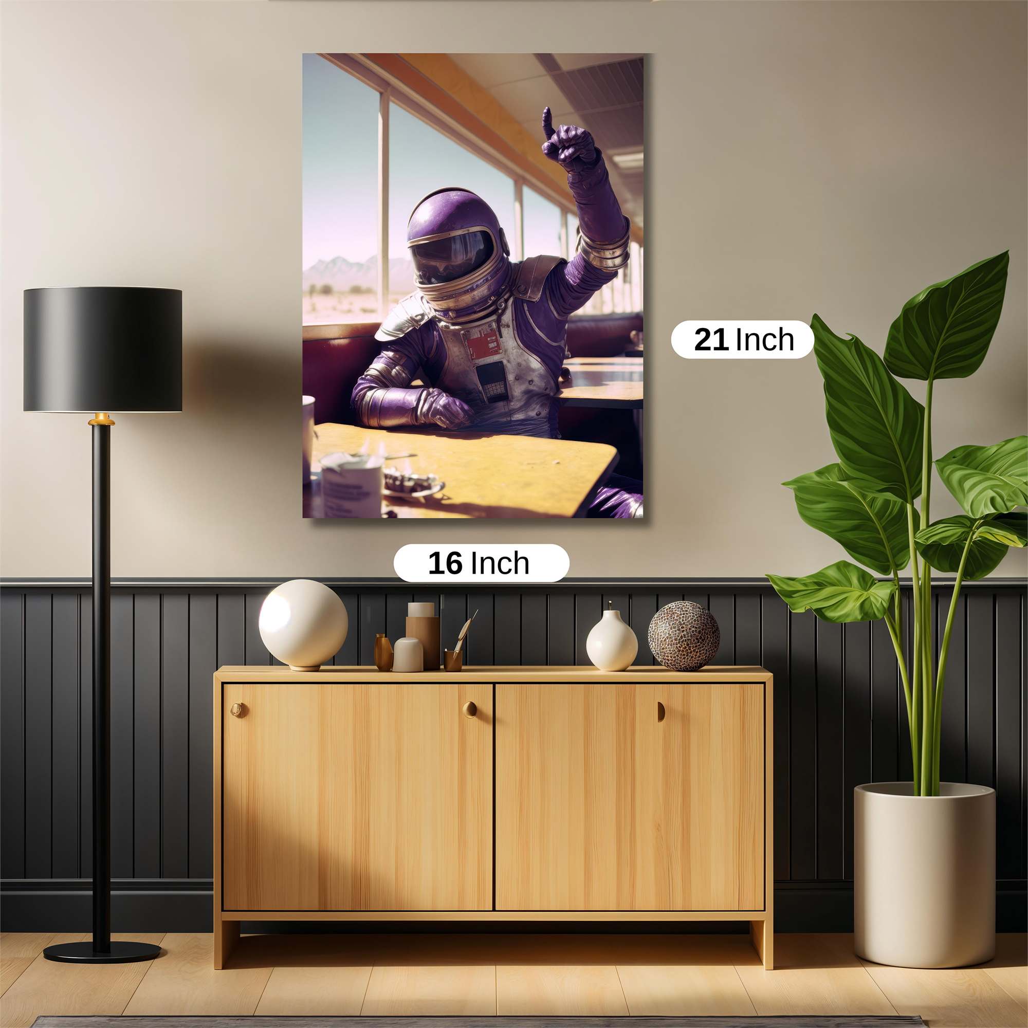 Astronaut Whimsical Safe Wall Magnetic / M