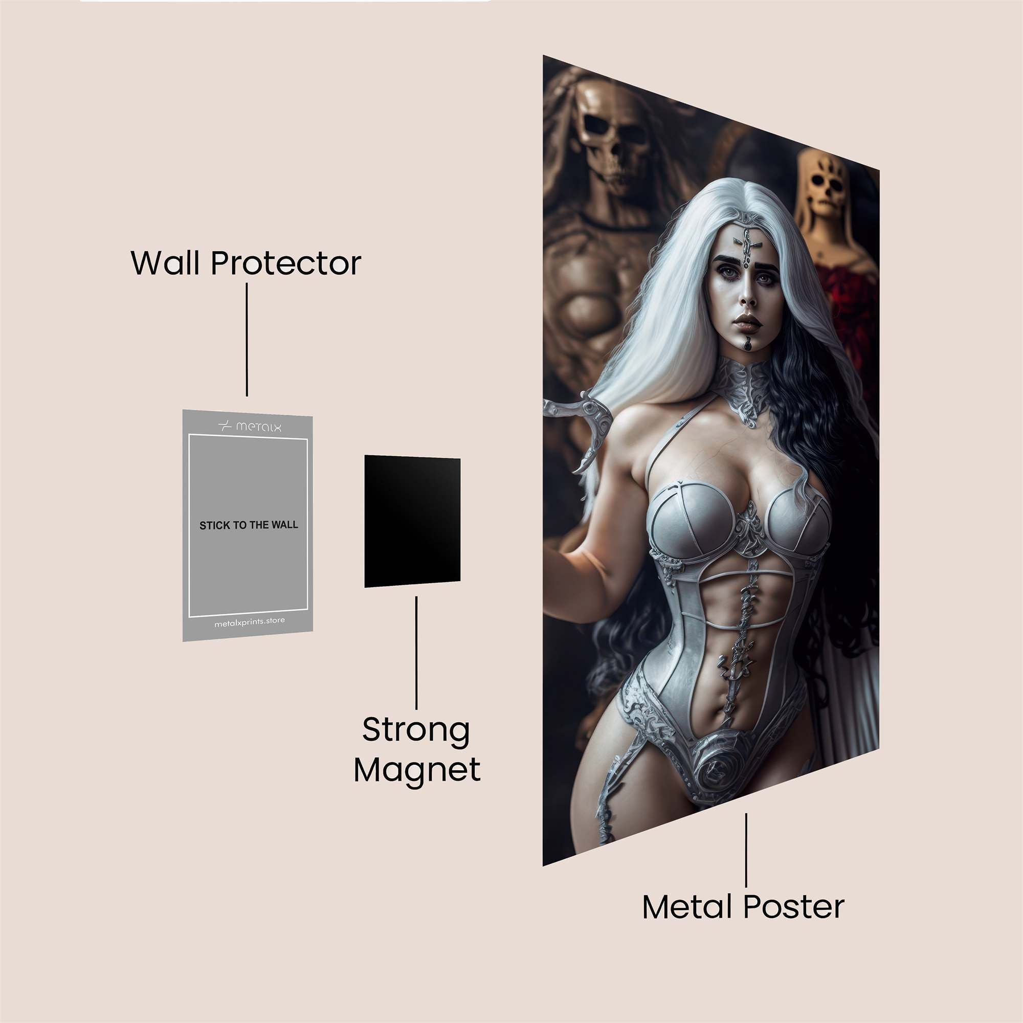 Goddess Sombre Safe Wall Magnetic / M