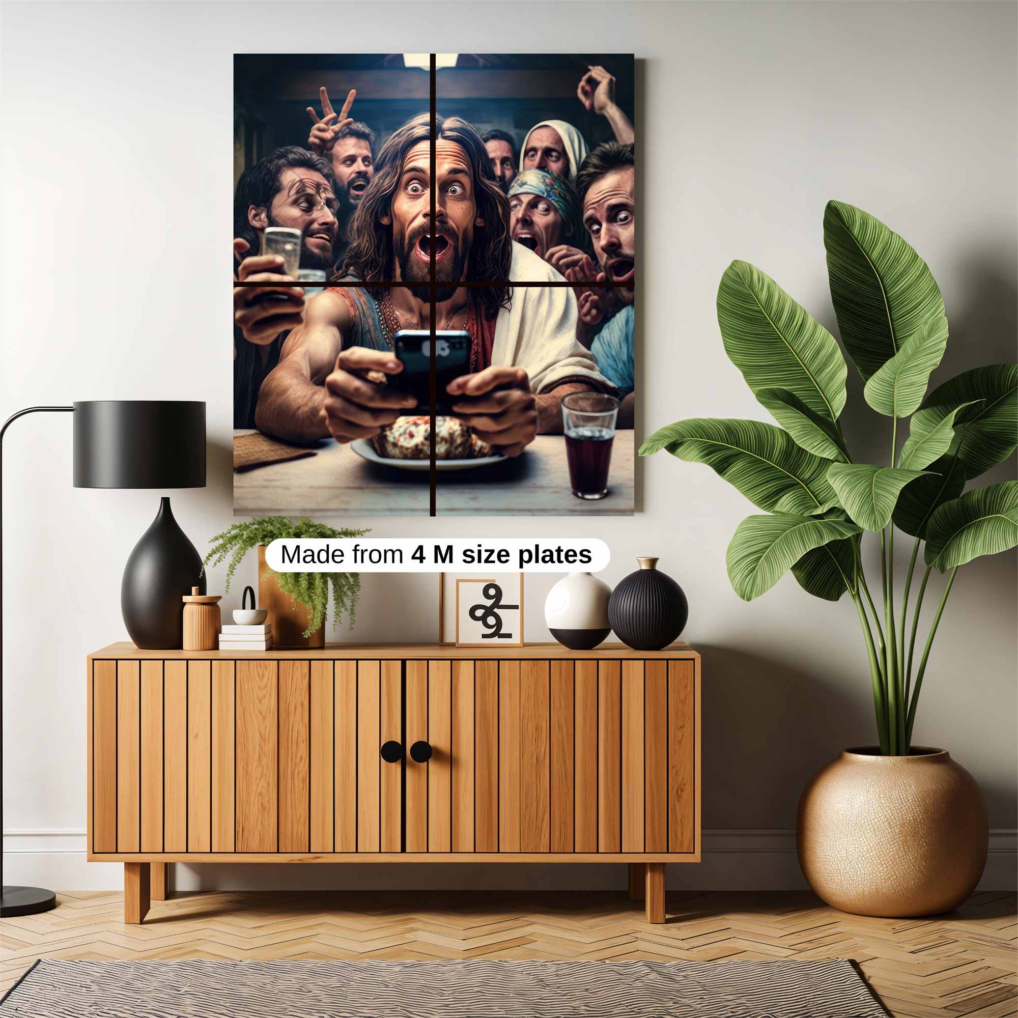 Jesus Ecstatic Safe Wall Magnetic / M