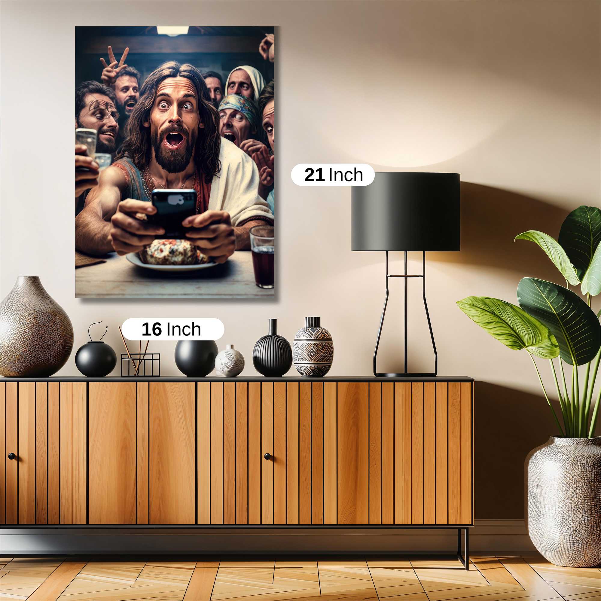 Jesus Ecstatic Safe Wall Magnetic / M