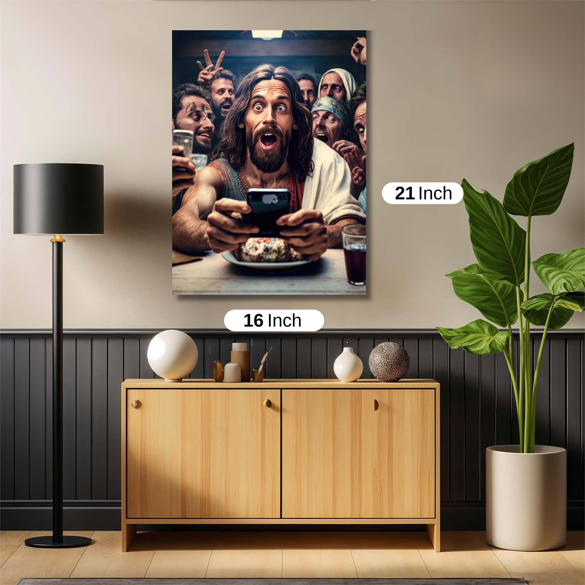Jesus Ecstatic Safe Wall Magnetic / M