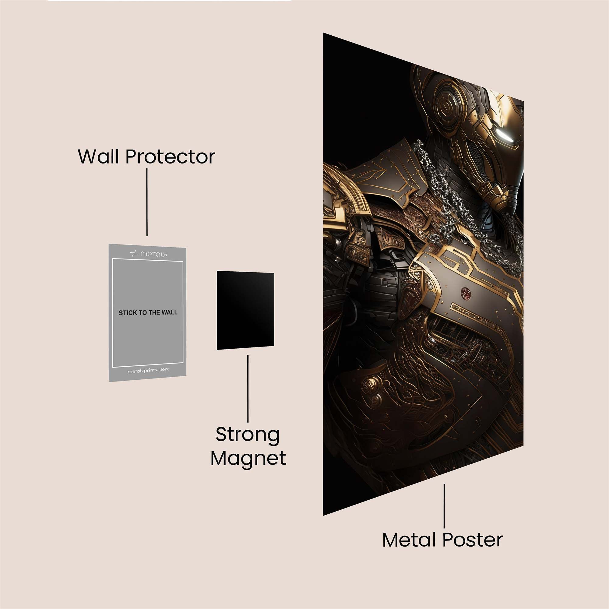 Ironheart Regal Safe Wall Magnetic / M