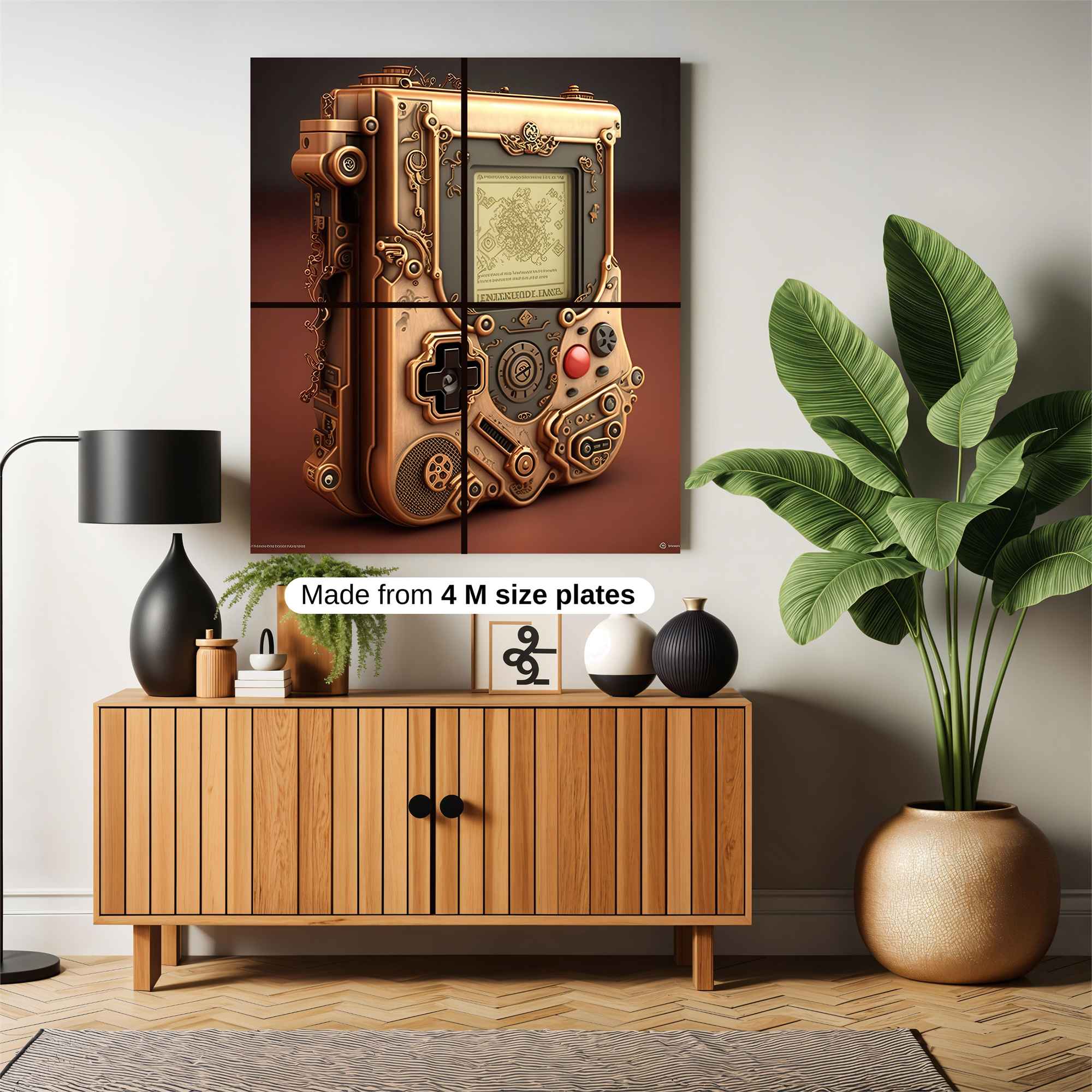 Steampunk Nostalgia Safe Wall Magnetic / M