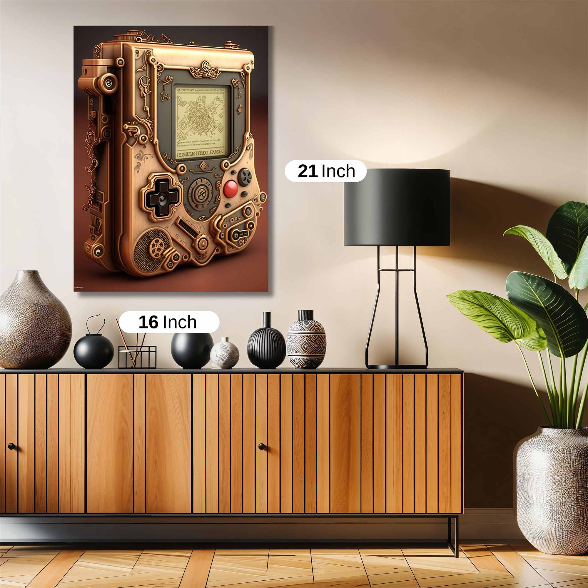 Steampunk Nostalgia Safe Wall Magnetic / M