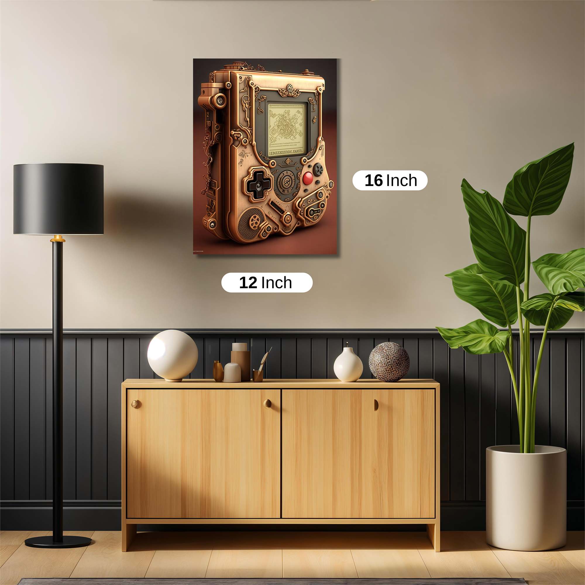 Steampunk Nostalgia Safe Wall Magnetic / M