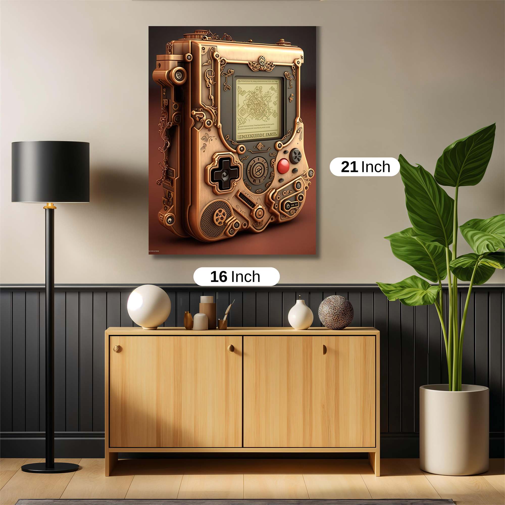 Steampunk Nostalgia Safe Wall Magnetic / M