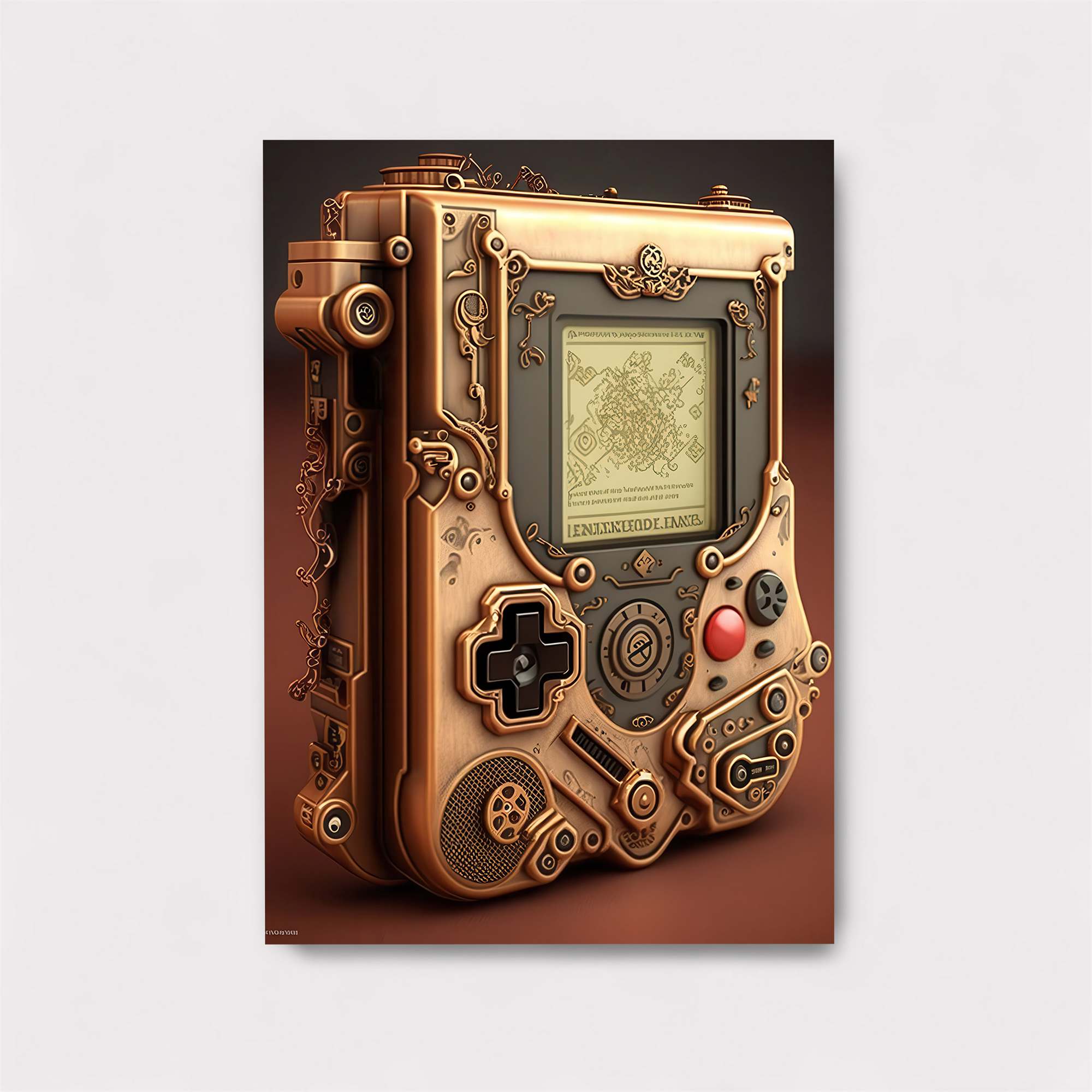 Steampunk Nostalgia Safe Wall Magnetic / M