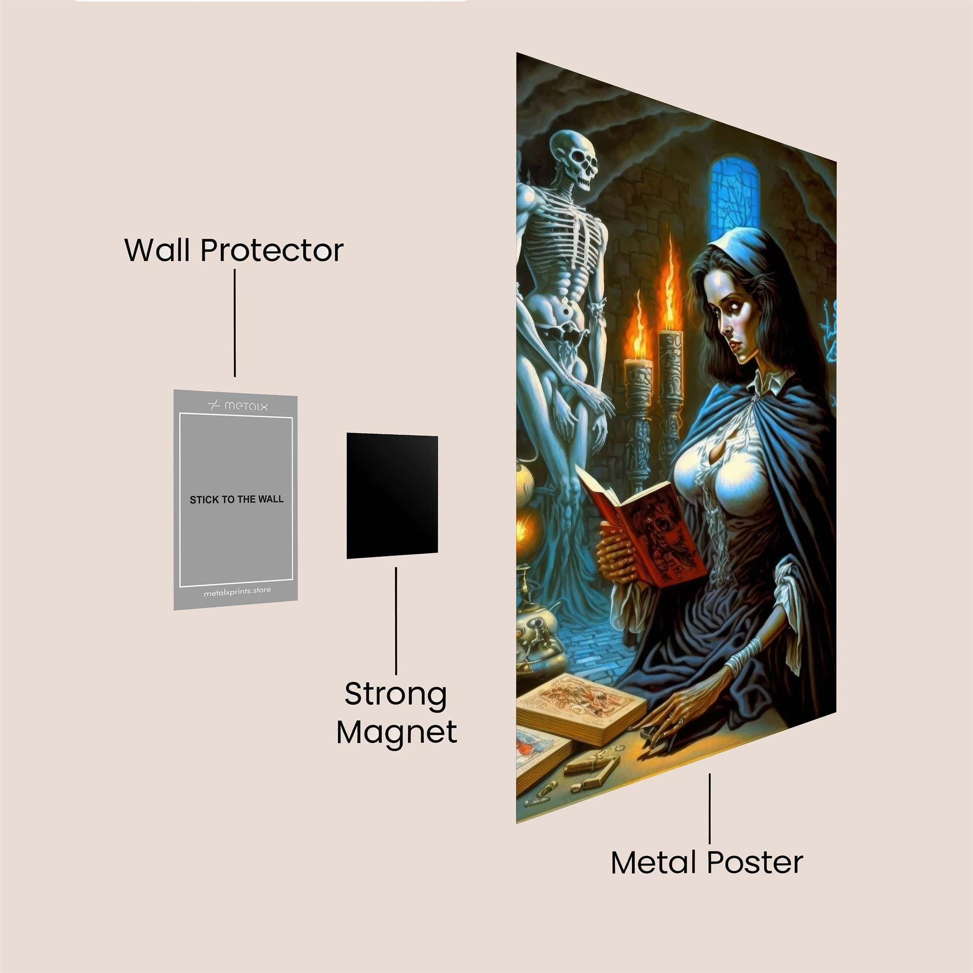 Necromancer's Whispers Safe Wall Magnetic / M