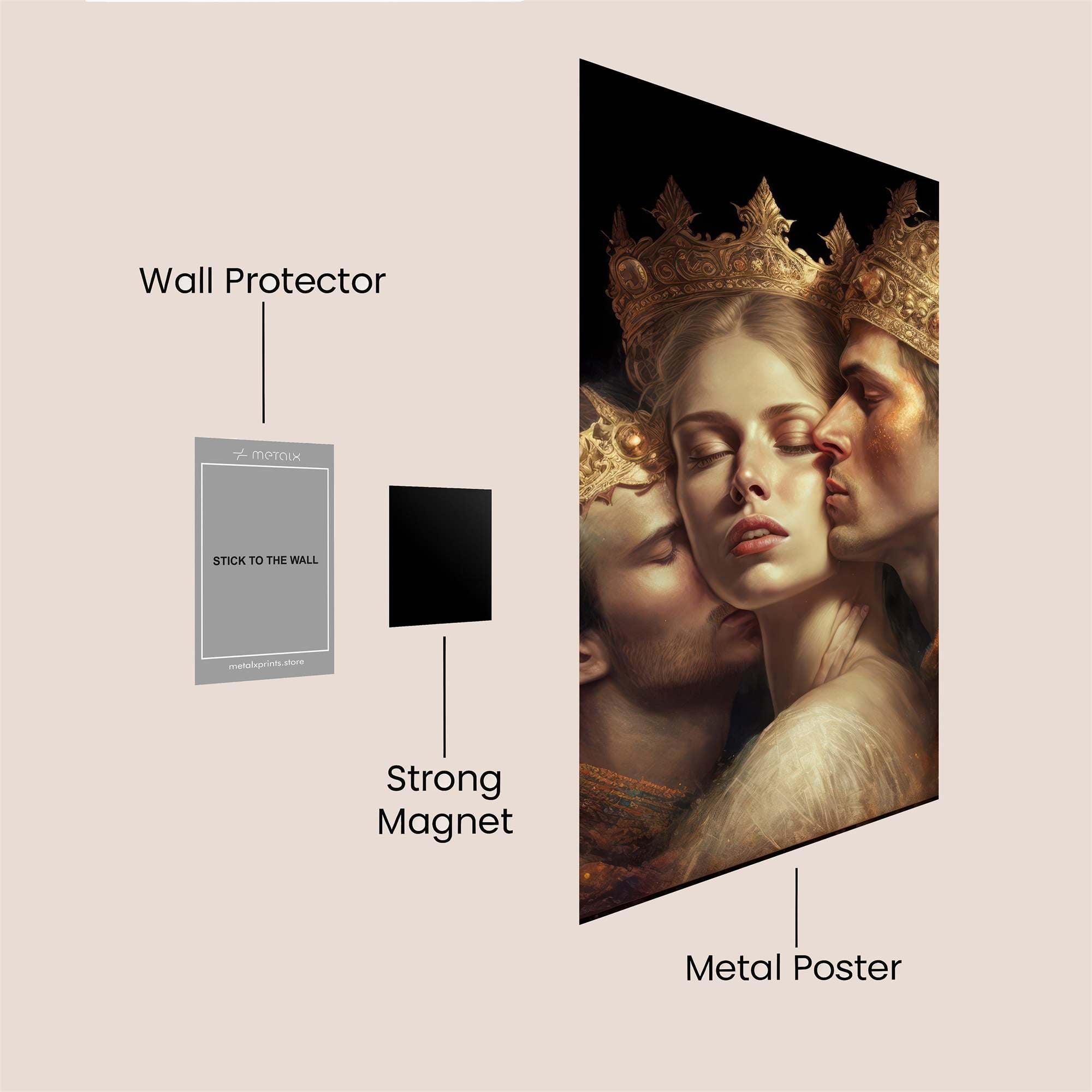 Royal Intimacy Safe Wall Magnetic / M