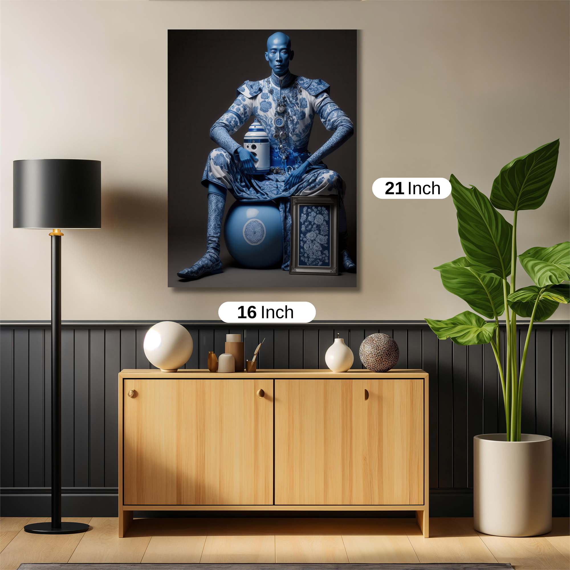 Porcelain Serenity Safe Wall Magnetic / M