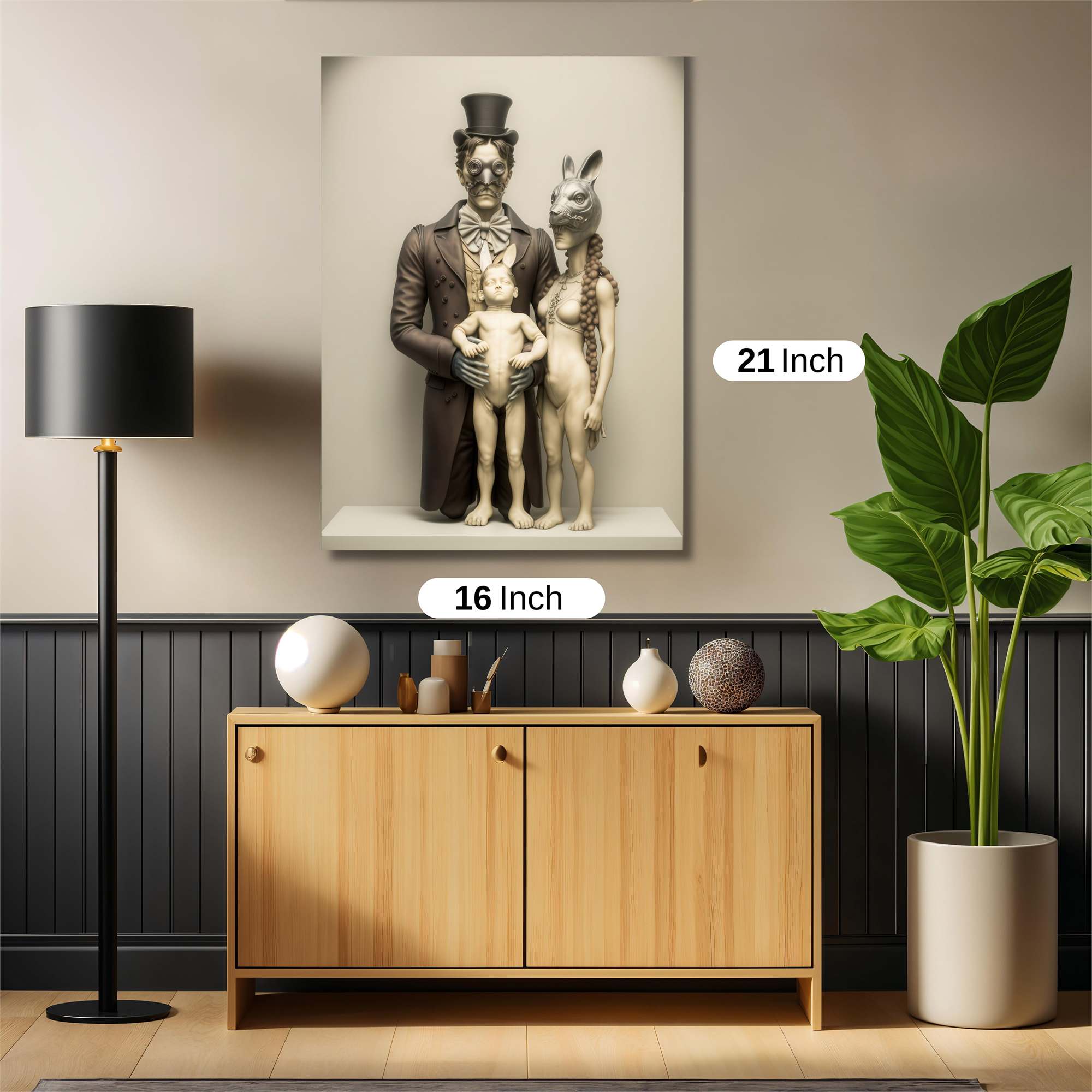 Gothic Family Safe Wall Magnetic / M