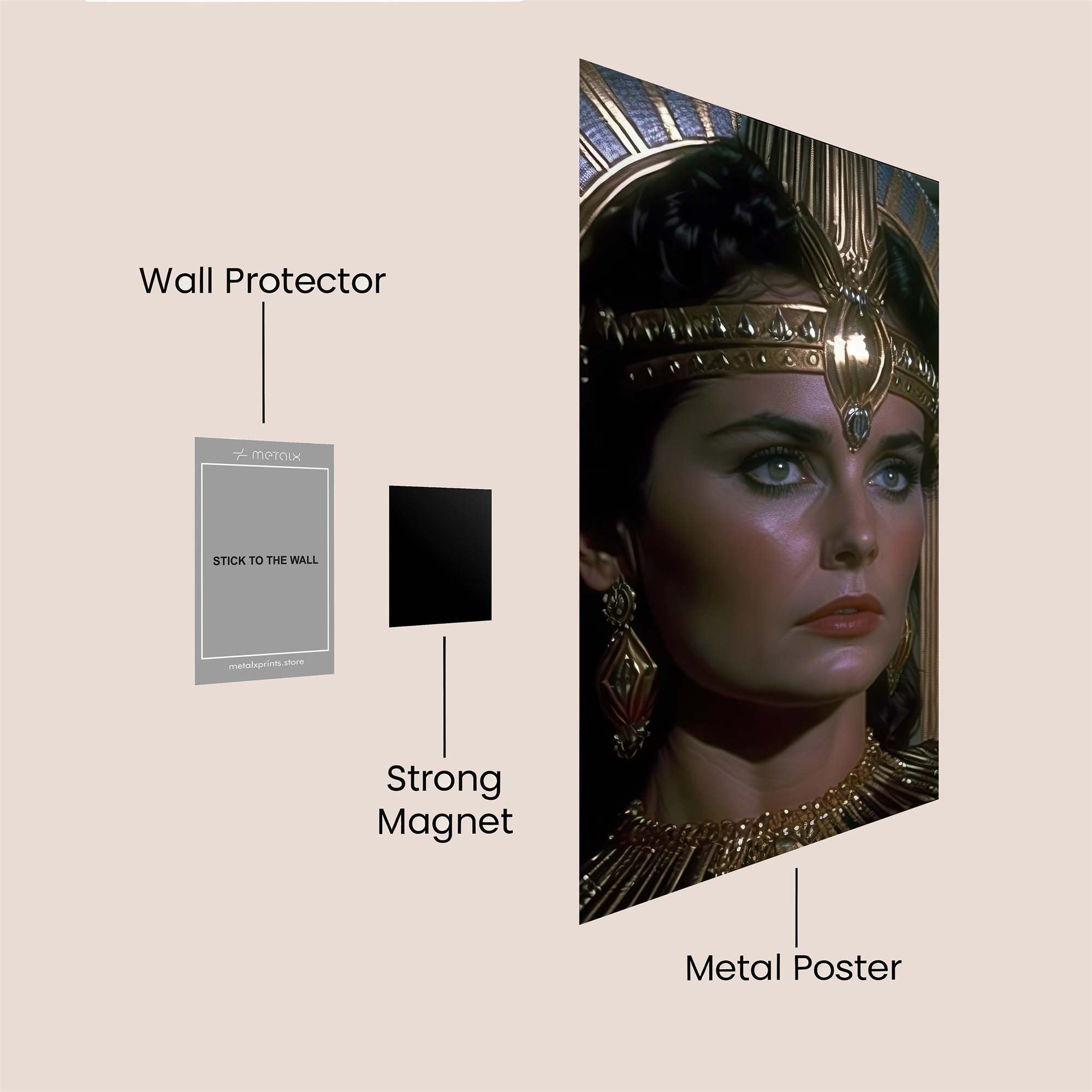 Cleopatra Majestic Safe Wall Magnetic / M