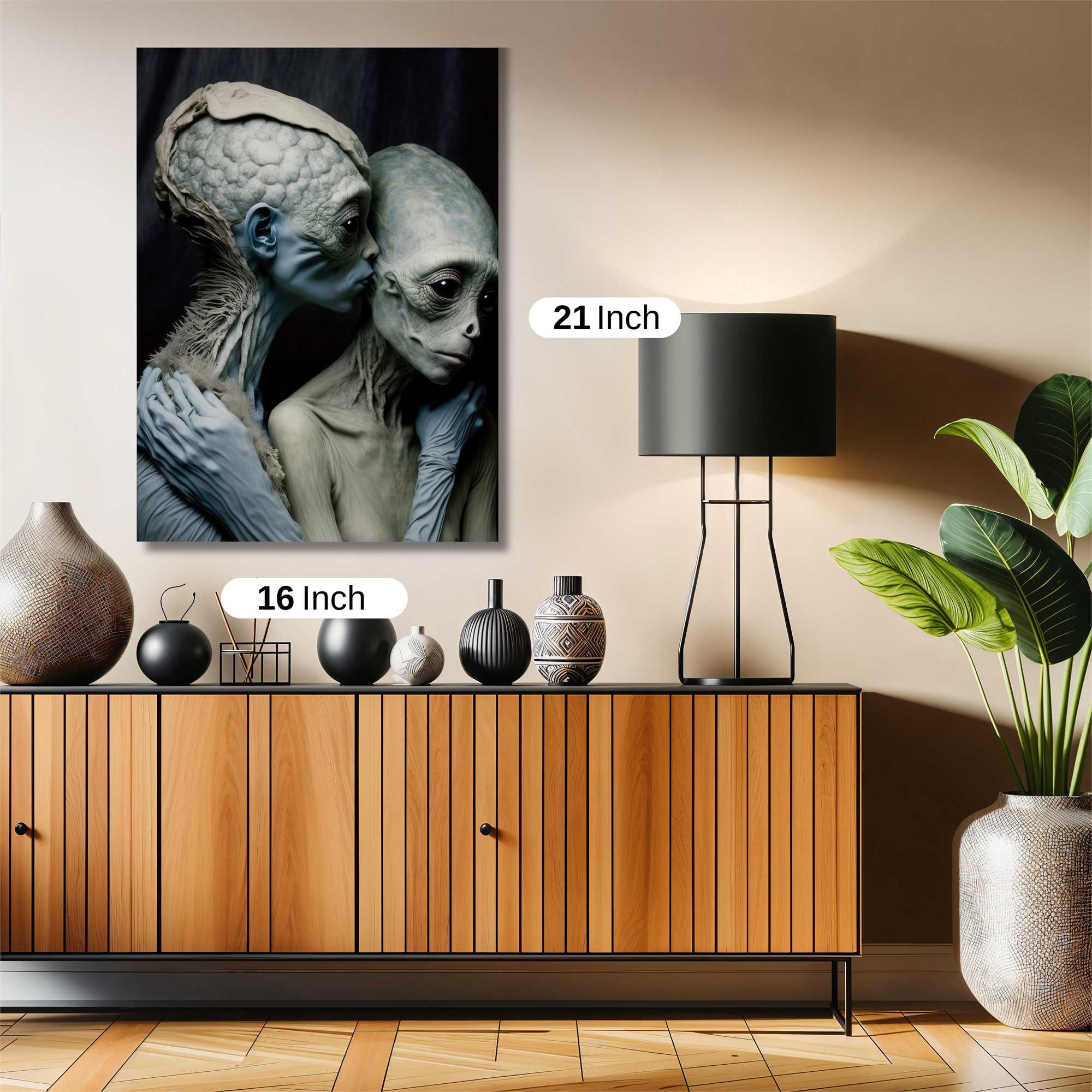 Alien Embrace Safe Wall Magnetic / M
