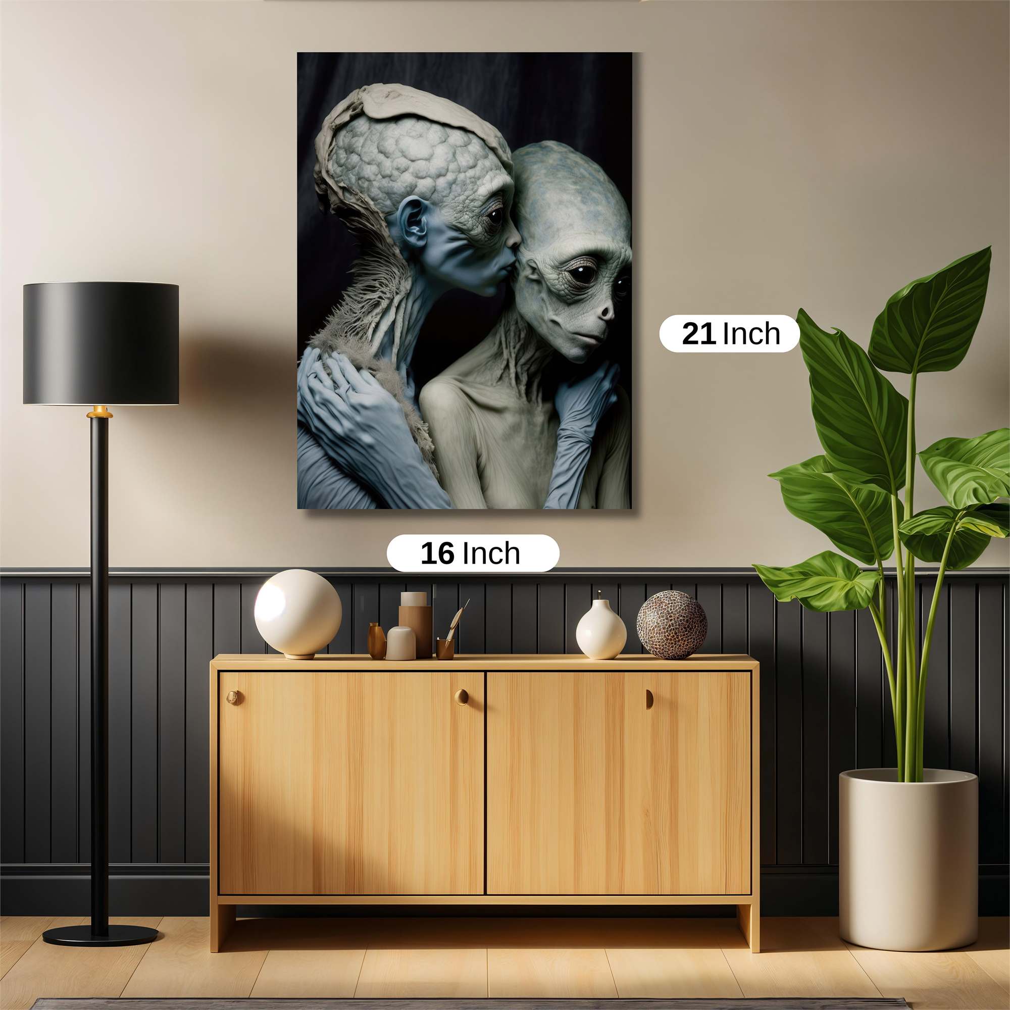 Alien Embrace Safe Wall Magnetic / M