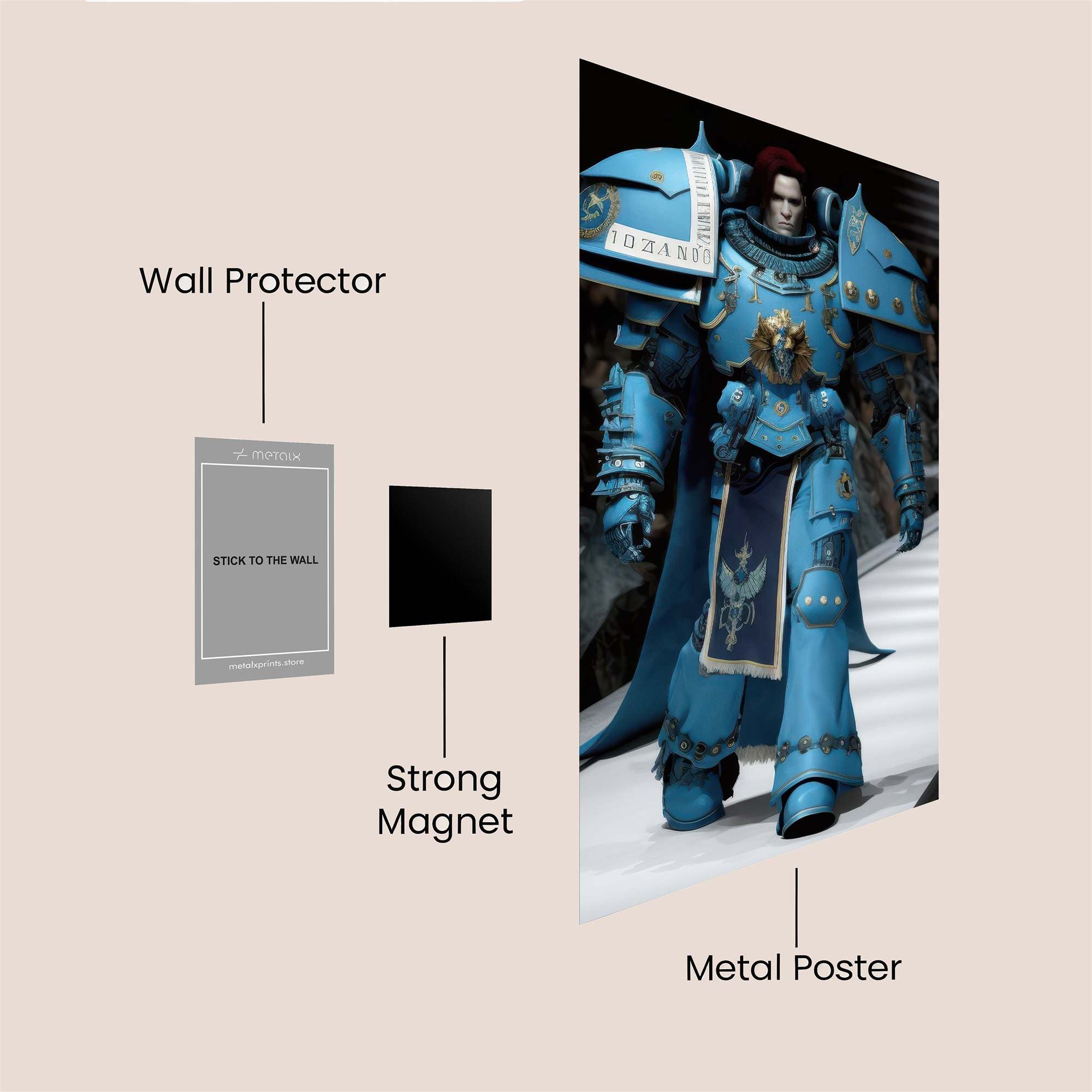 Ultramarine Majesty Safe Wall Magnetic / M