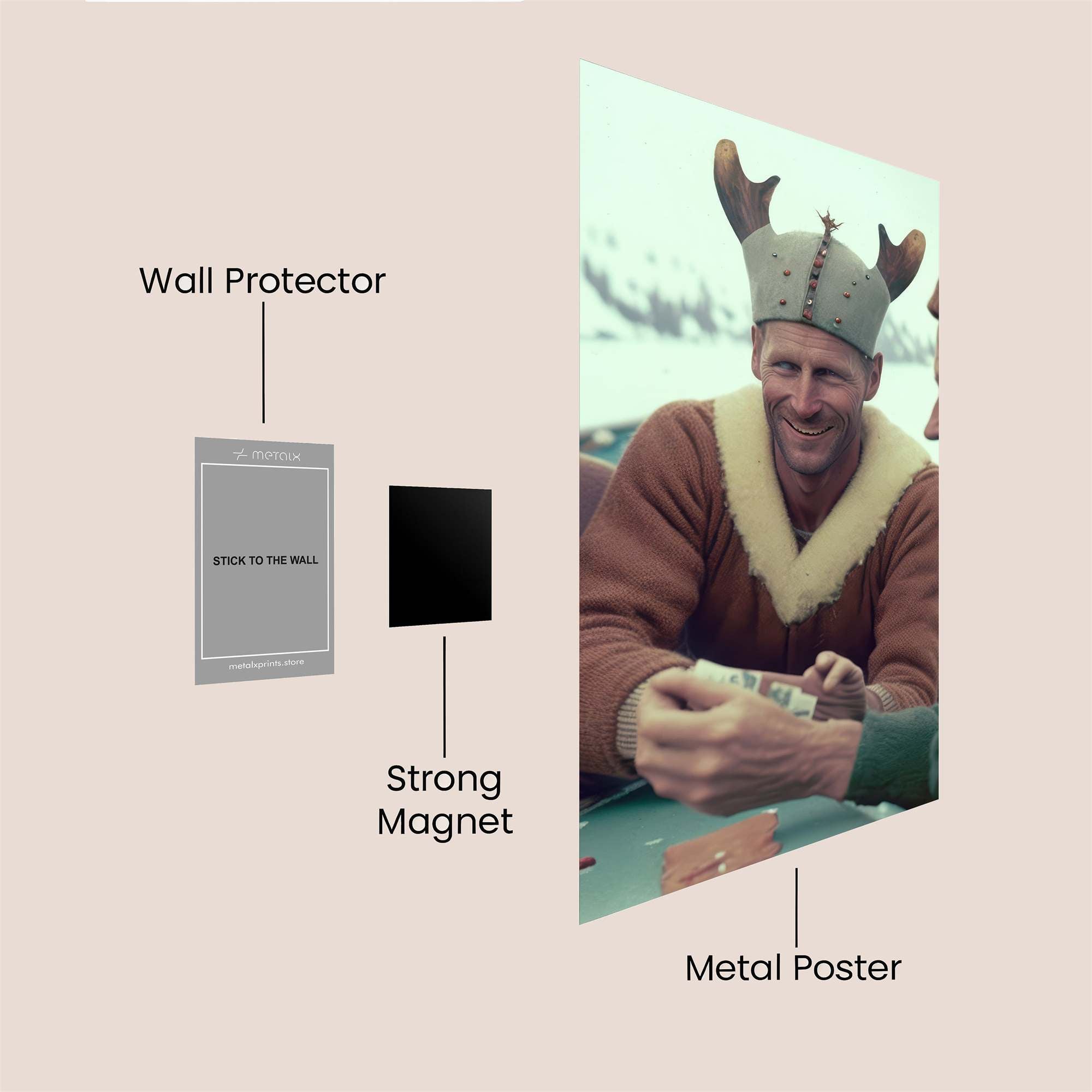 Viking Cheer Safe Wall Magnetic / M