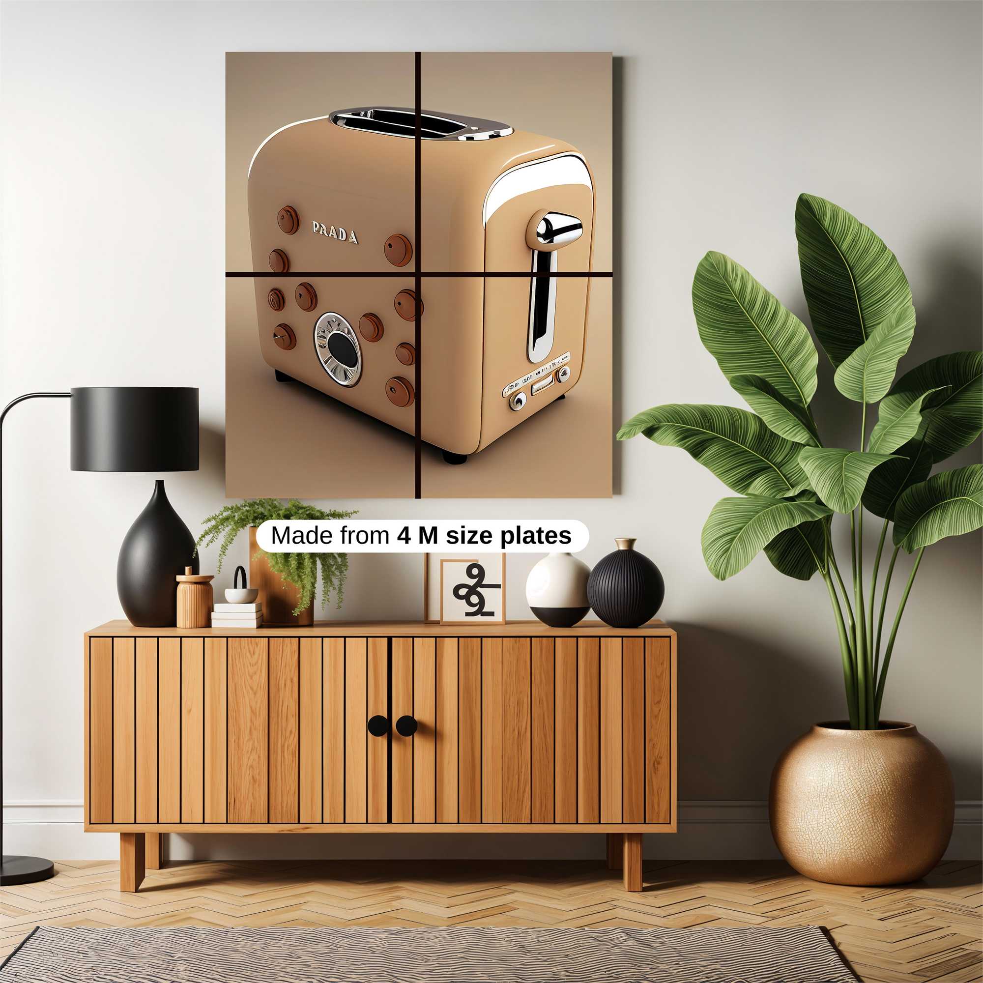 Prada Toaster Safe Wall Magnetic / M