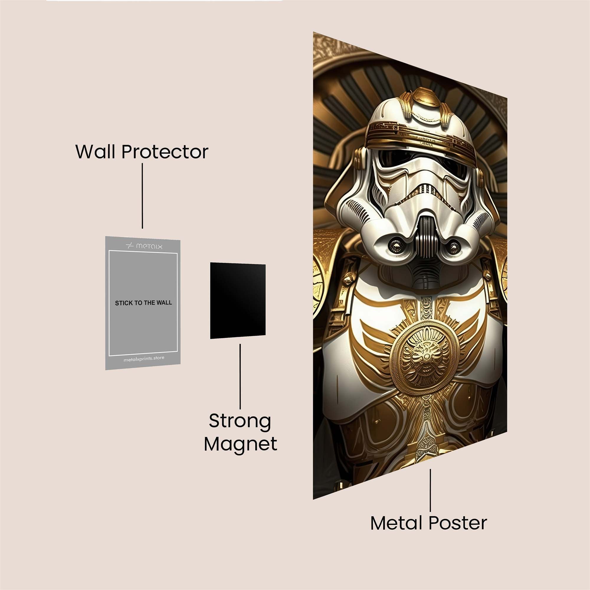 Trooper Divine Safe Wall Magnetic / M