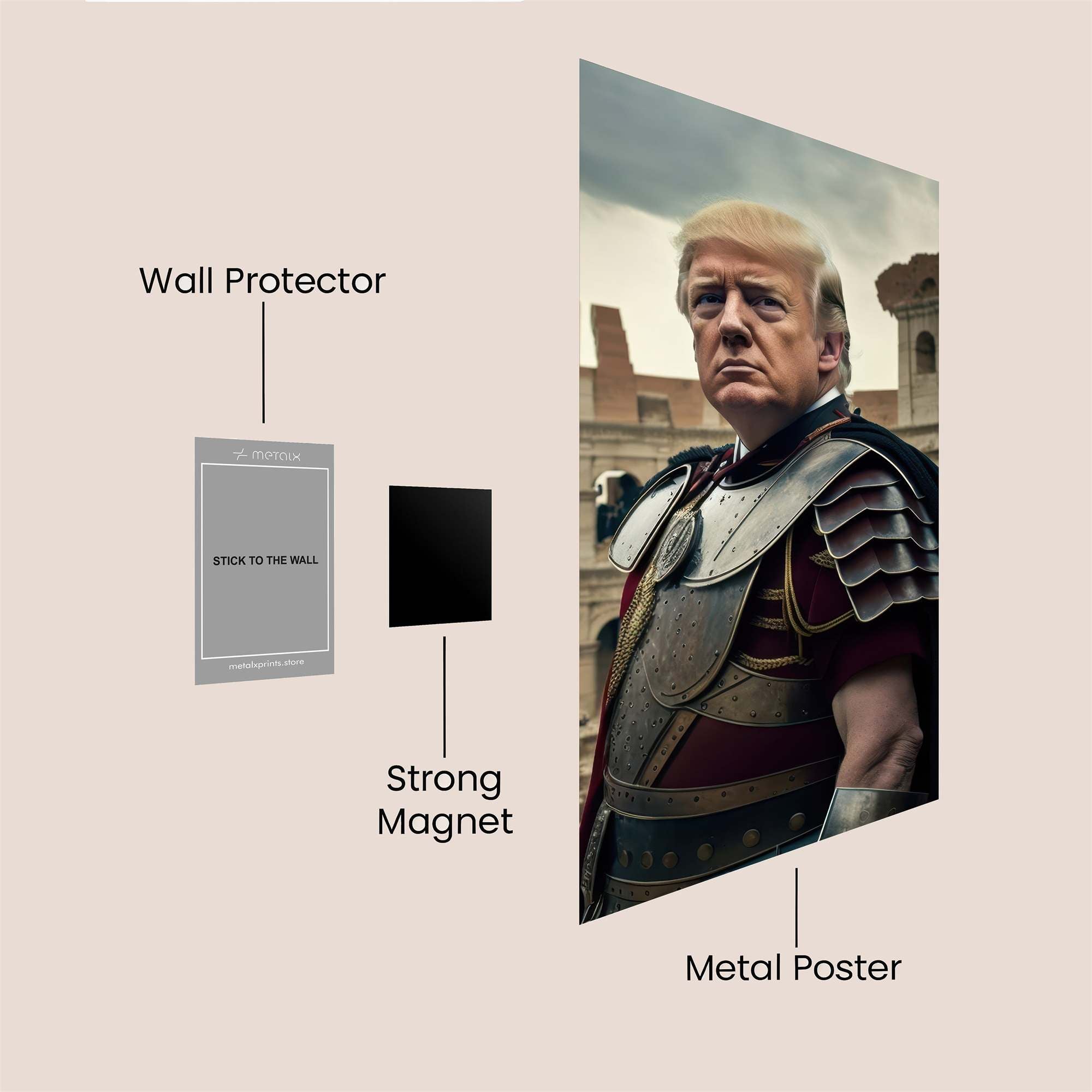 Caesar Confusion Safe Wall Magnetic / M