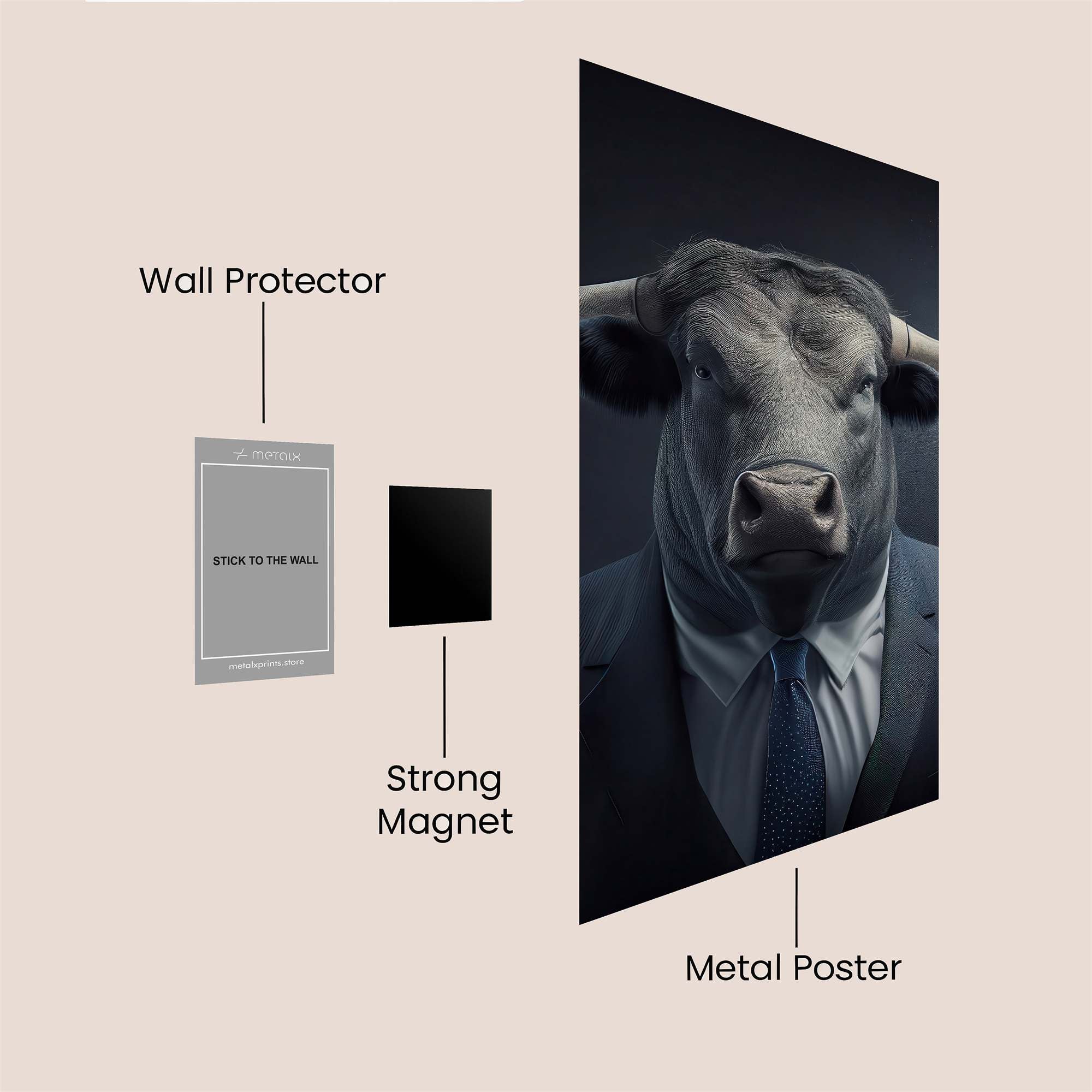 Minotaur Mogul Safe Wall Magnetic / M