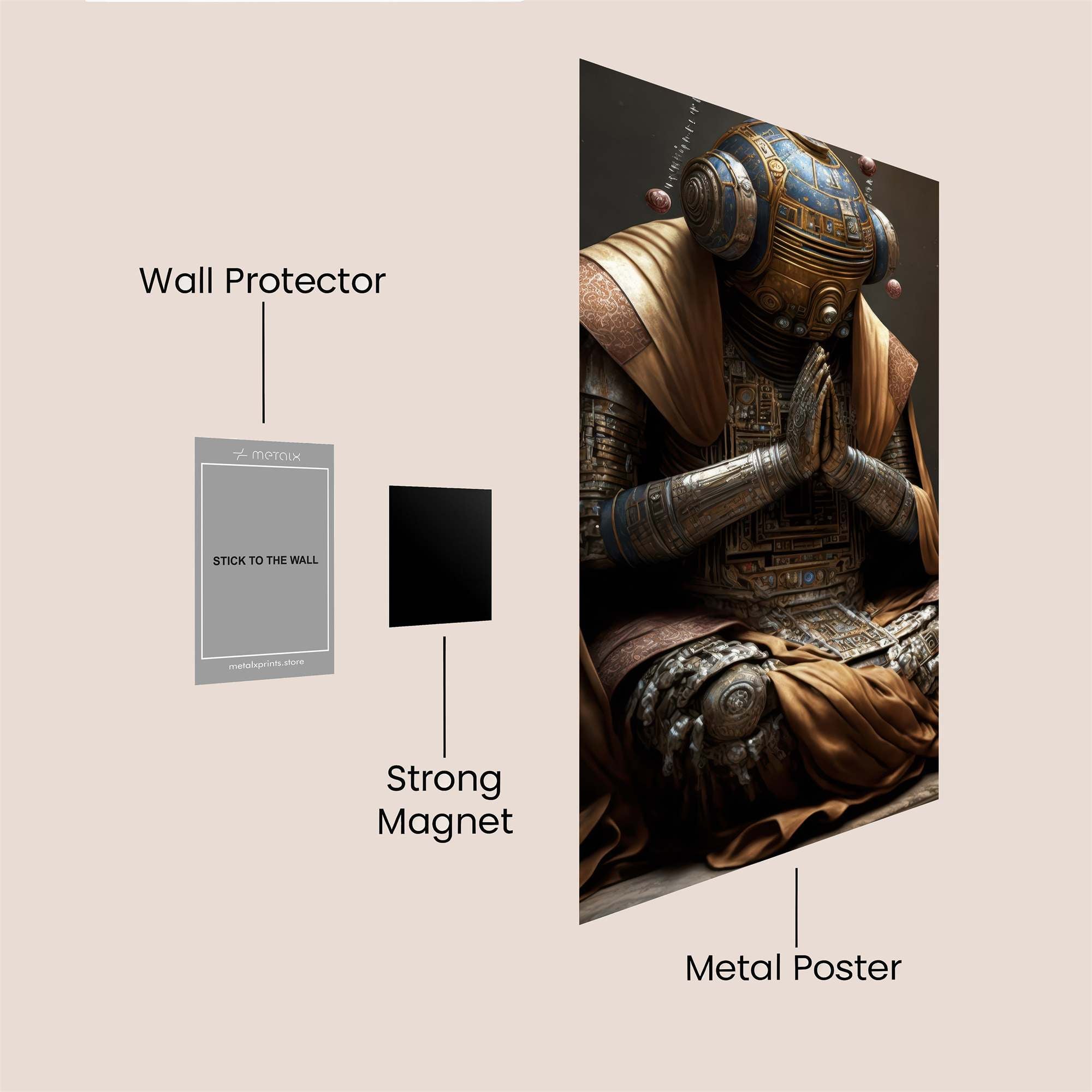 Robot Serenity Safe Wall Magnetic / M