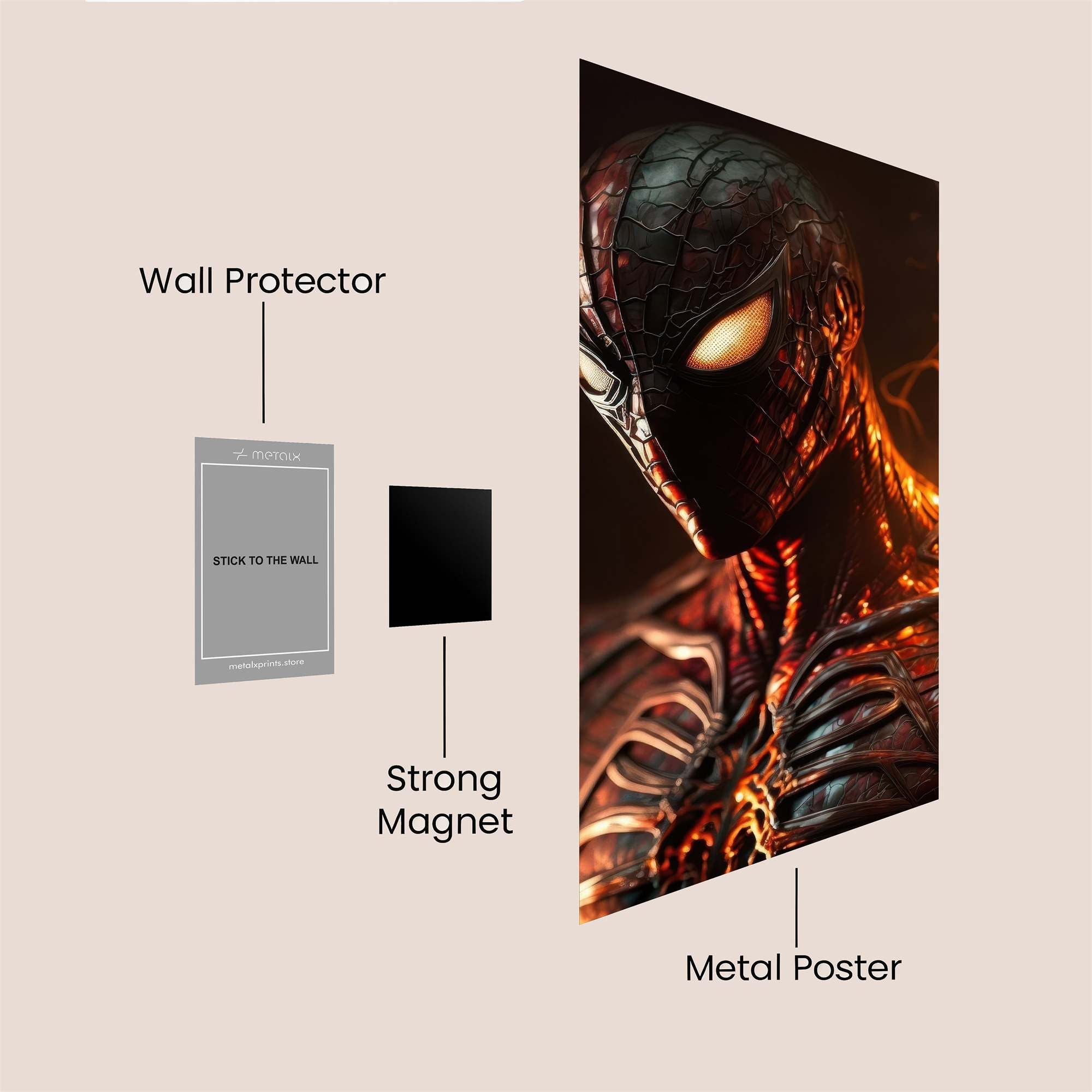 Venom Inferno Safe Wall Magnetic / M