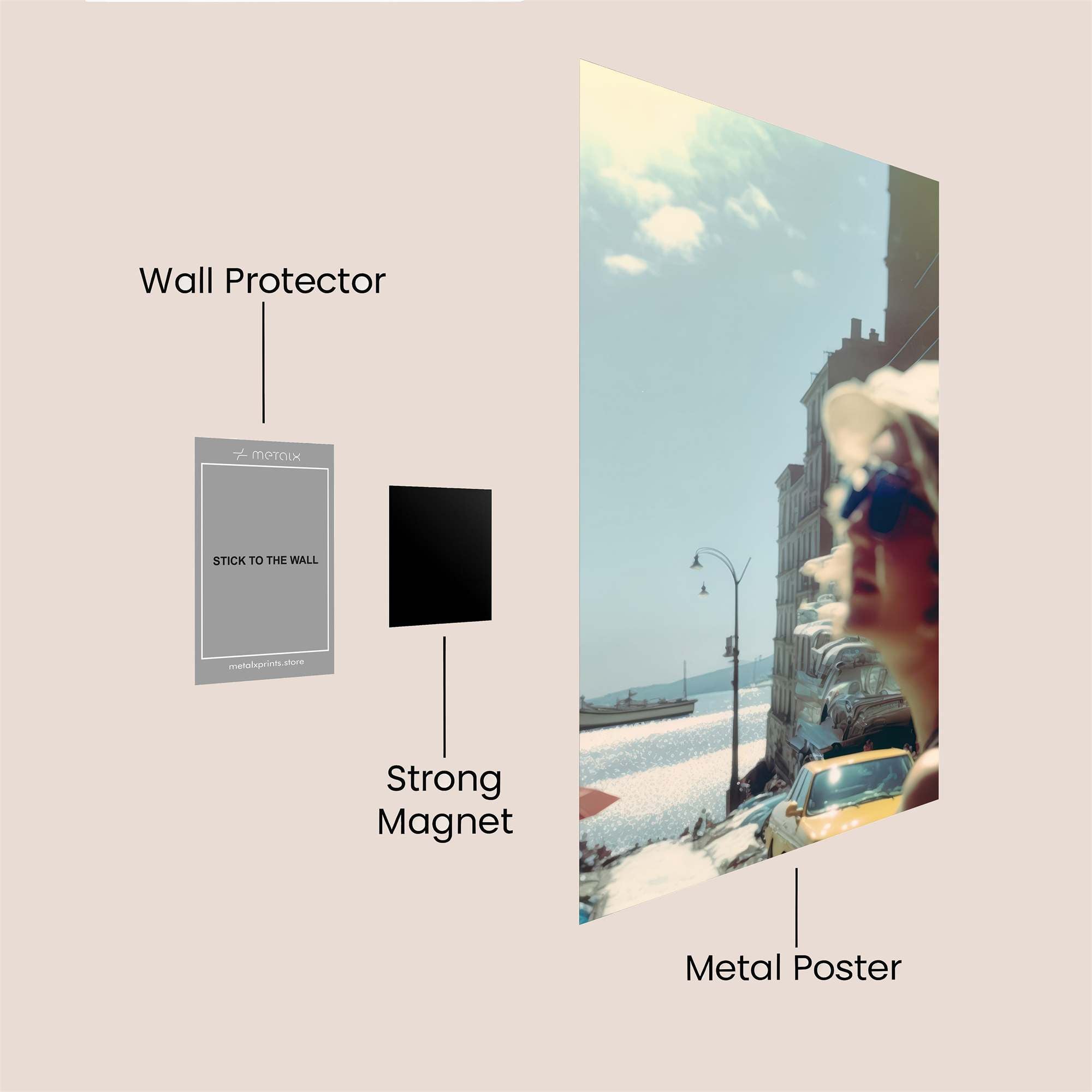 Sunny Serenity Safe Wall Magnetic / M