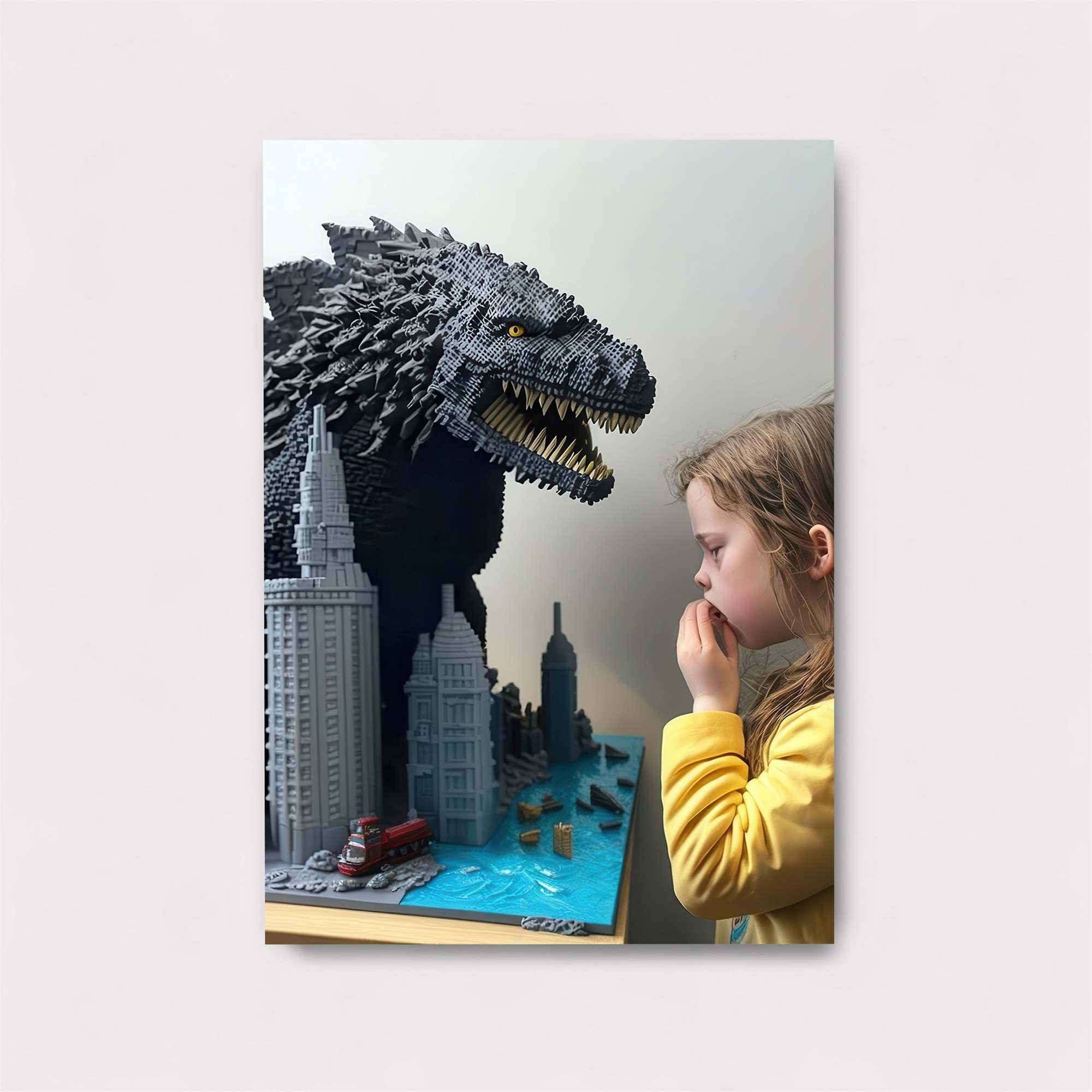 Godzilla Wonder Safe Wall Magnetic / M