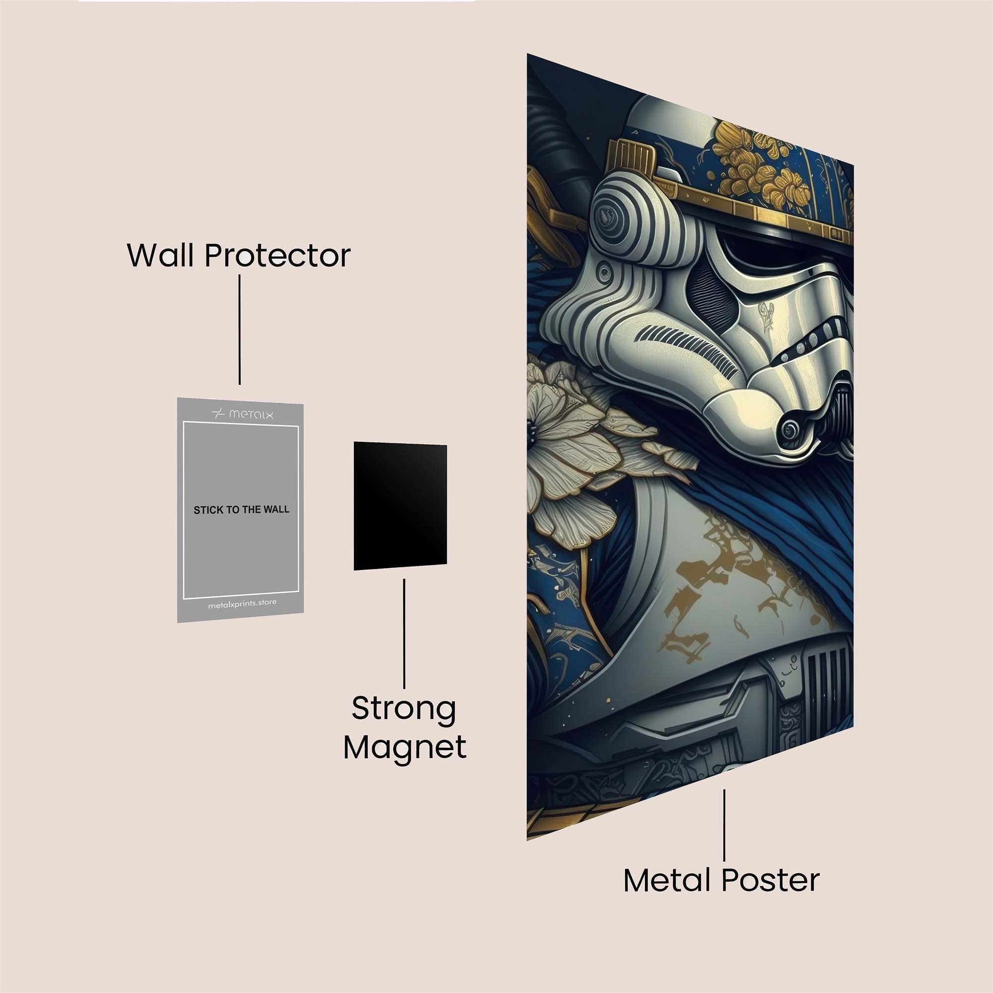 Samurai Serenity Safe Wall Magnetic / M