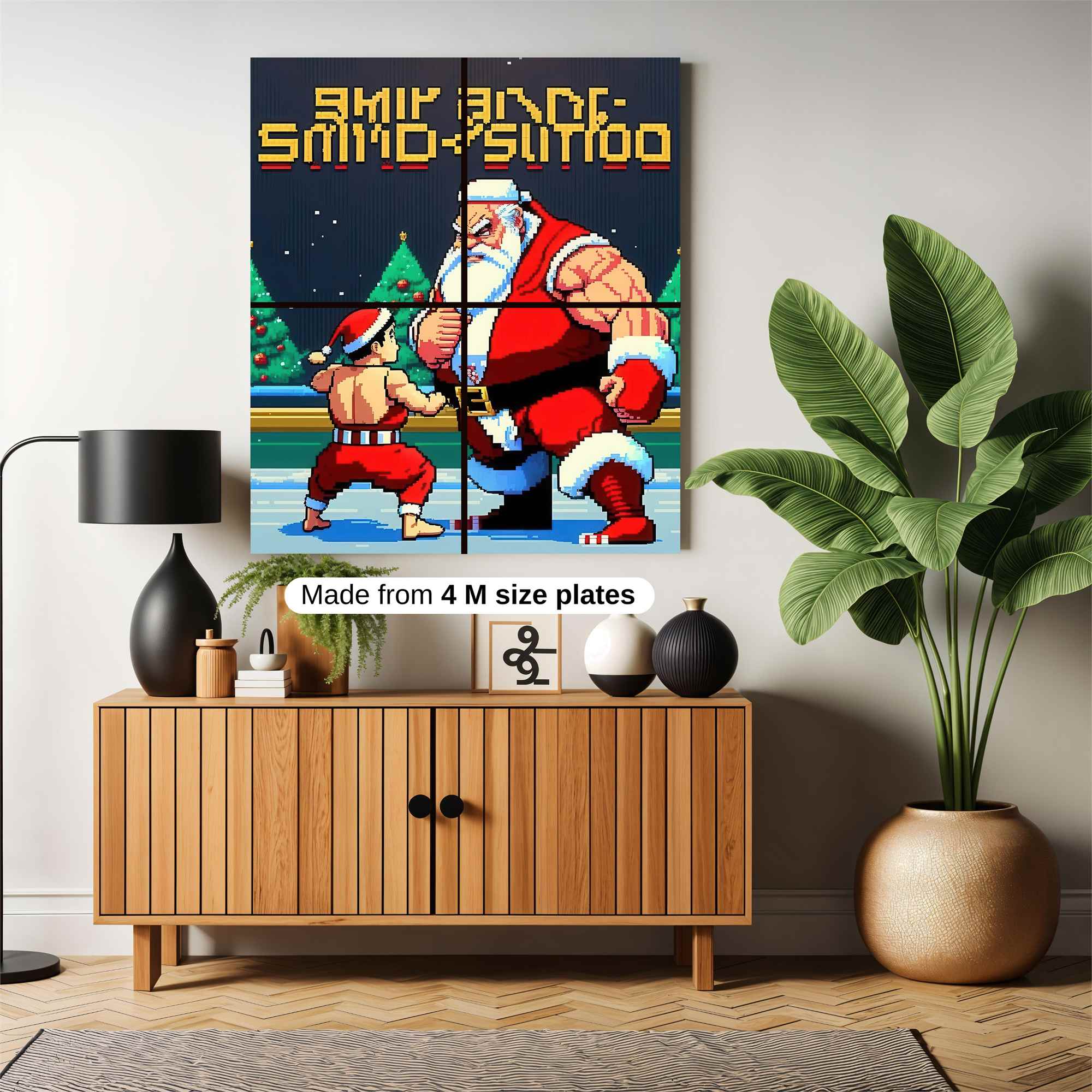 Santa Showdown Safe Wall Magnetic / M