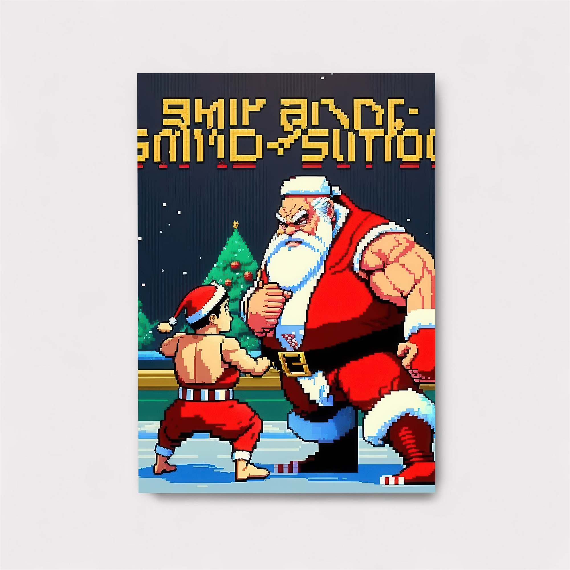 Santa Showdown Safe Wall Magnetic / M