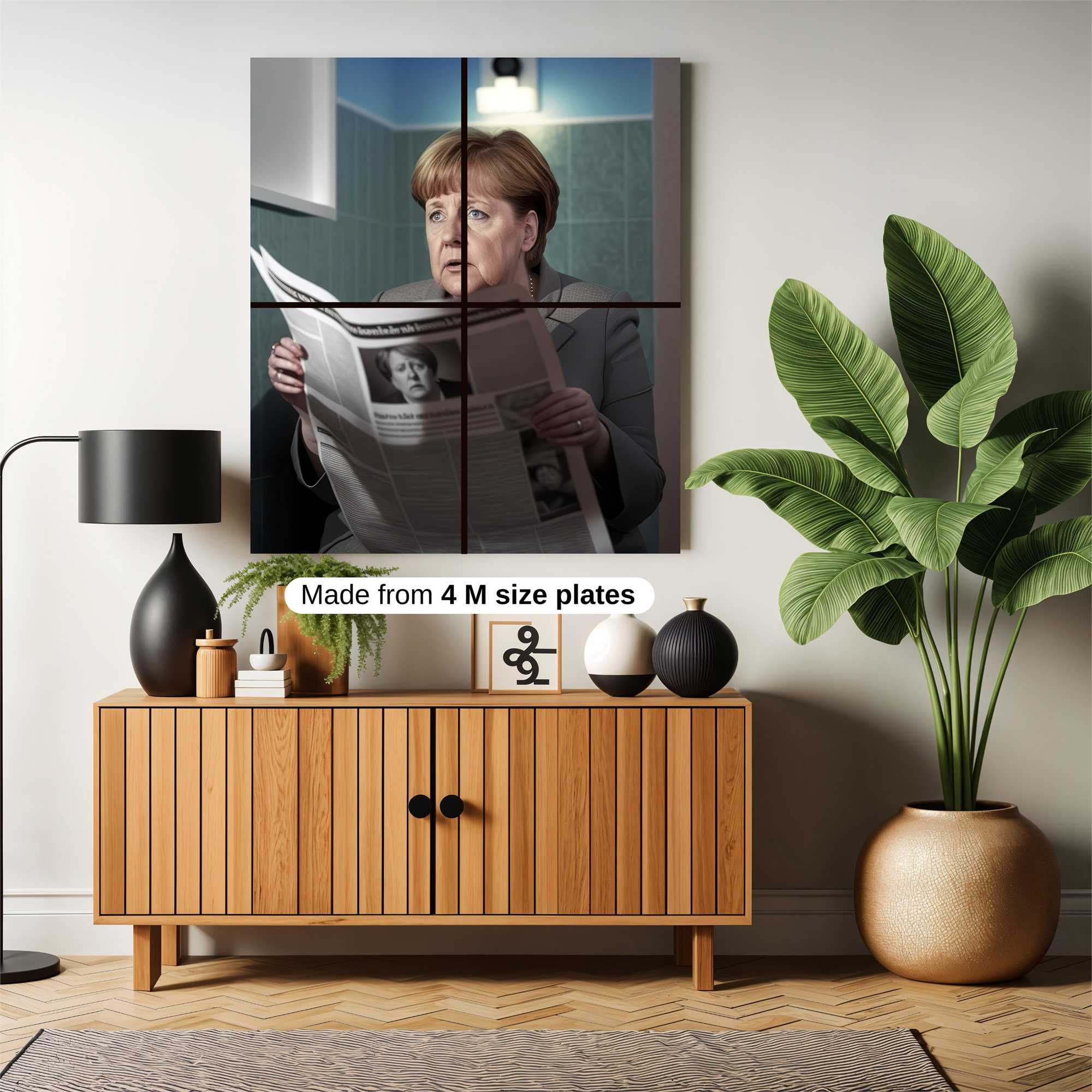 Merkel Shocked Safe Wall Magnetic / M