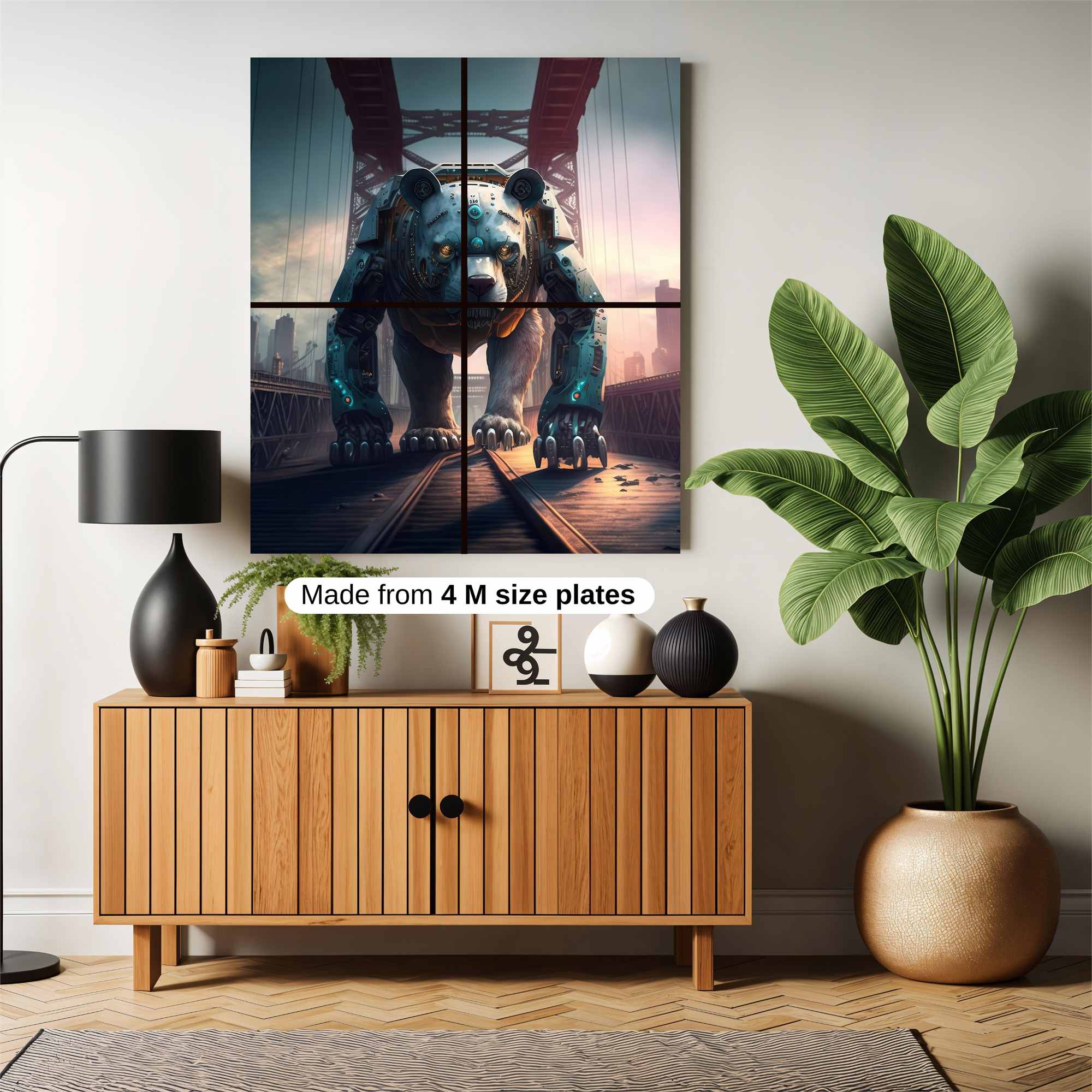 RoboPanda Intimidating Safe Wall Magnetic / M