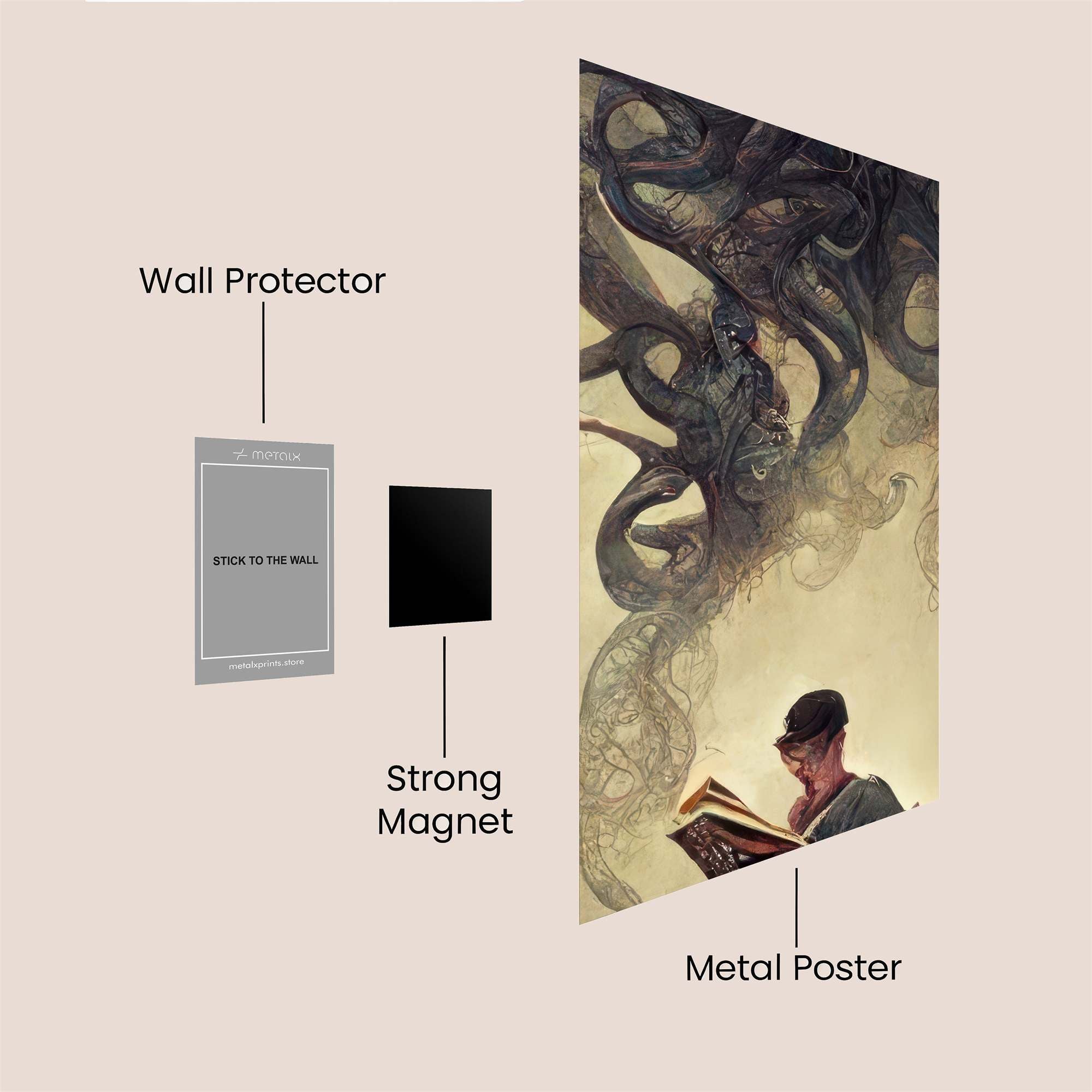 Cthulhu Dreaming Safe Wall Magnetic / M