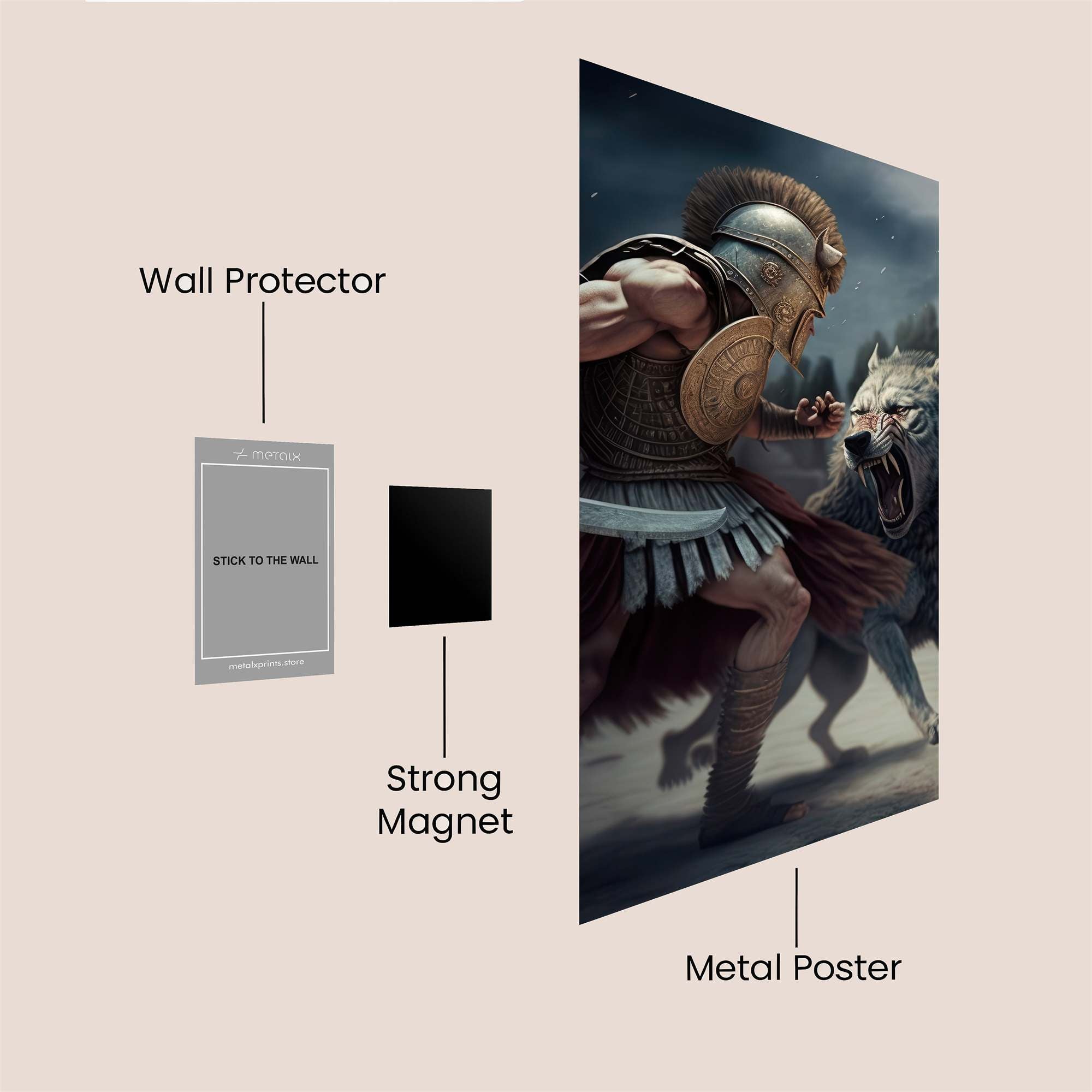 Achilles Defiant Safe Wall Magnetic / M