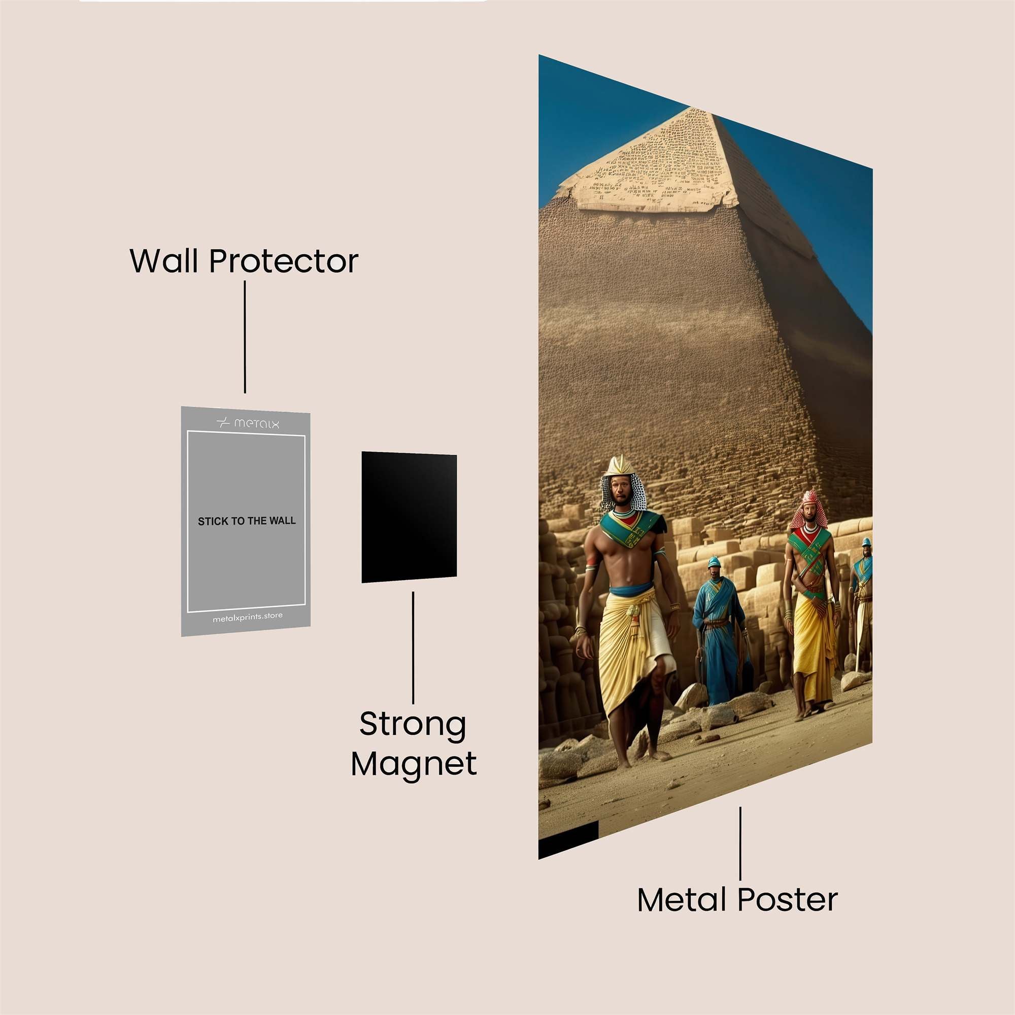 Pyramid Majesty Safe Wall Magnetic / M