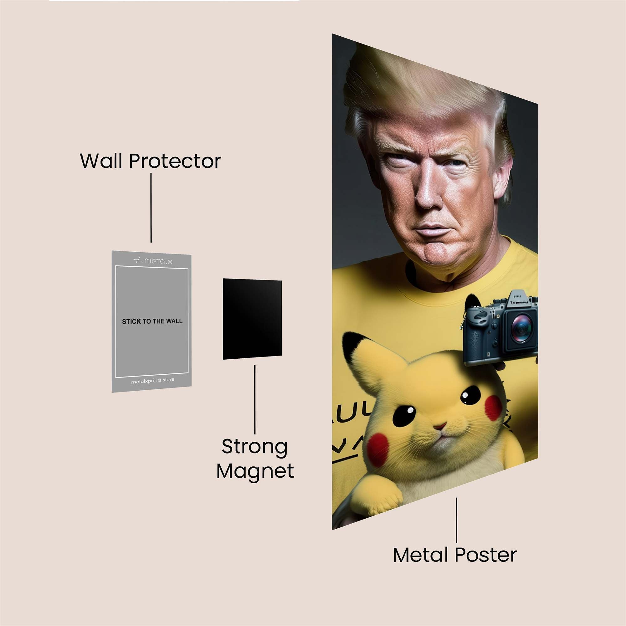 Trump Quirky Safe Wall Magnetic / M