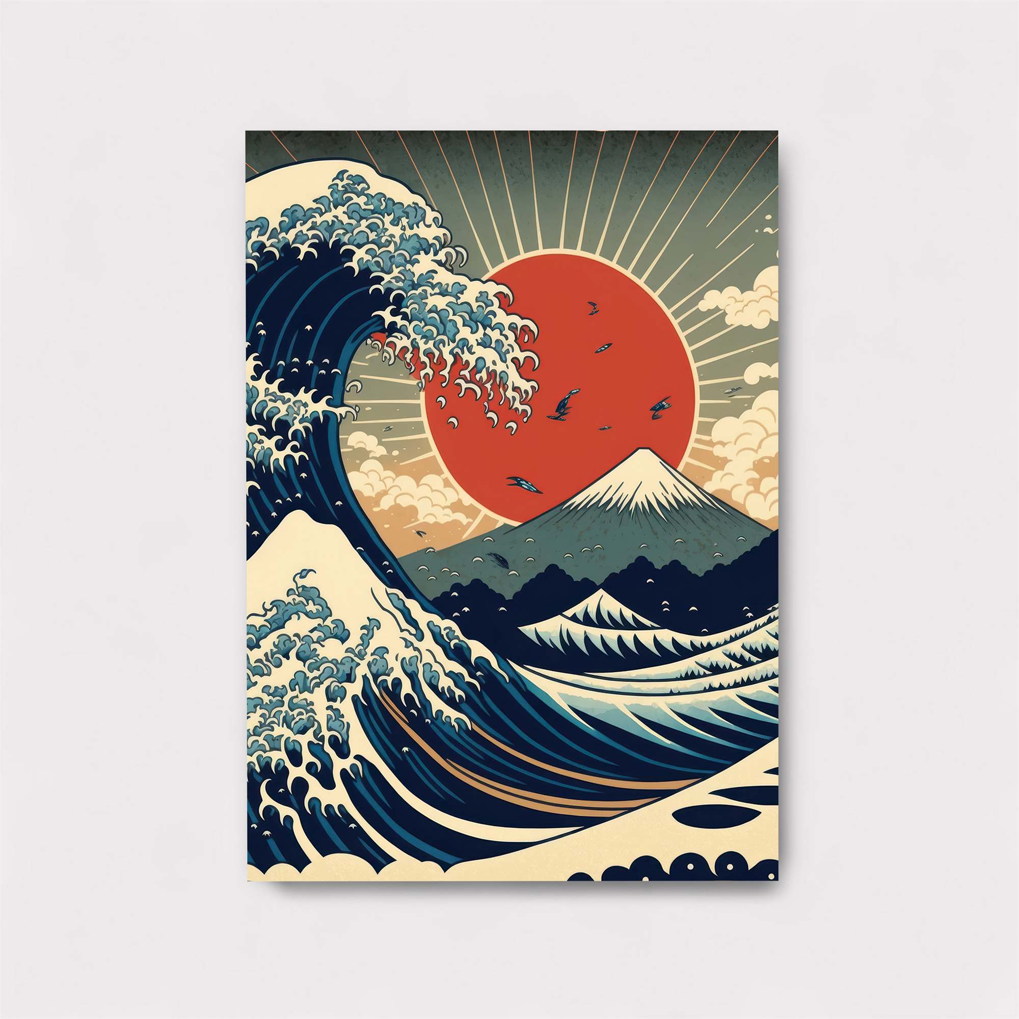 Great Wave Serene Safe Wall Magnetic / M