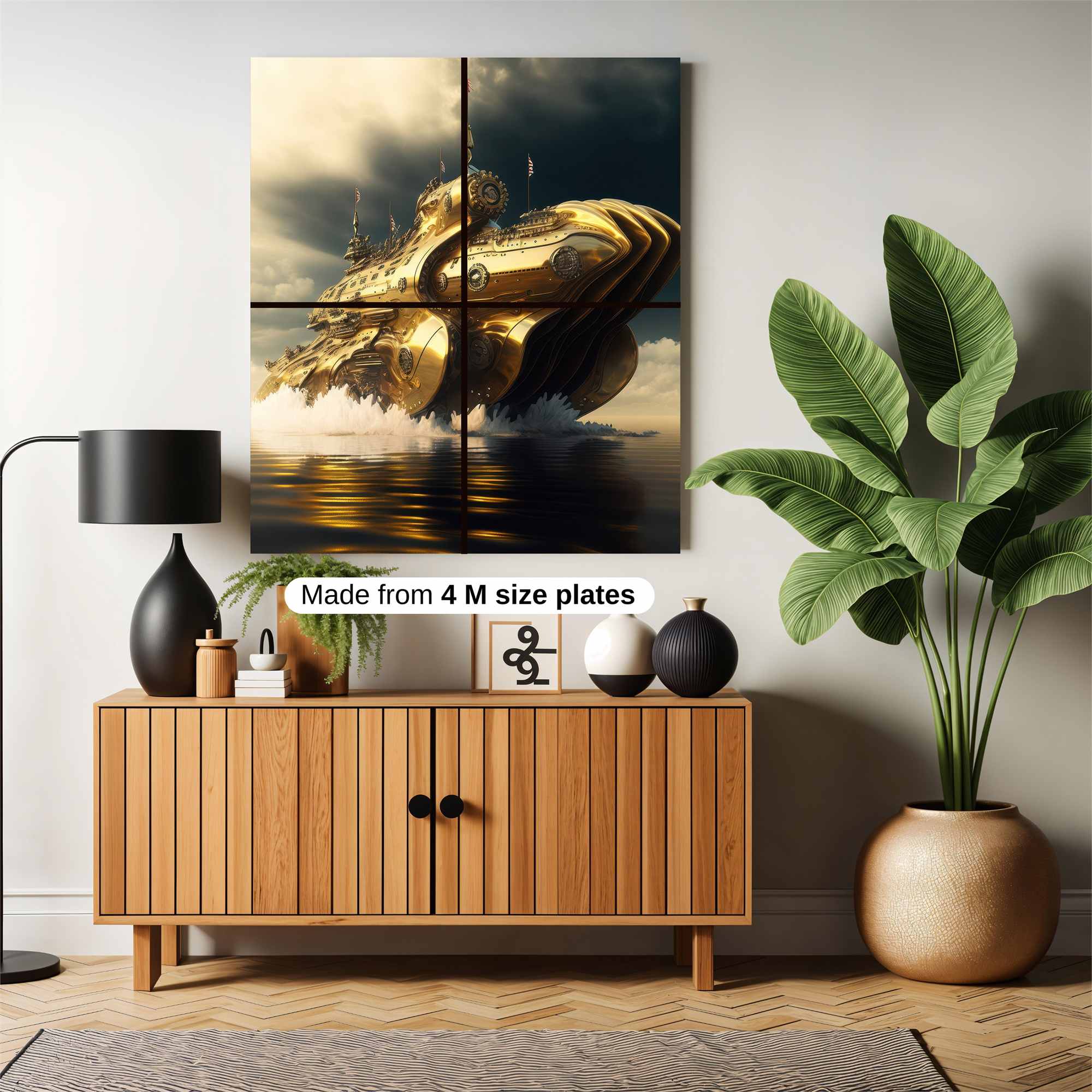 Golden Leviathan Safe Wall Magnetic / M