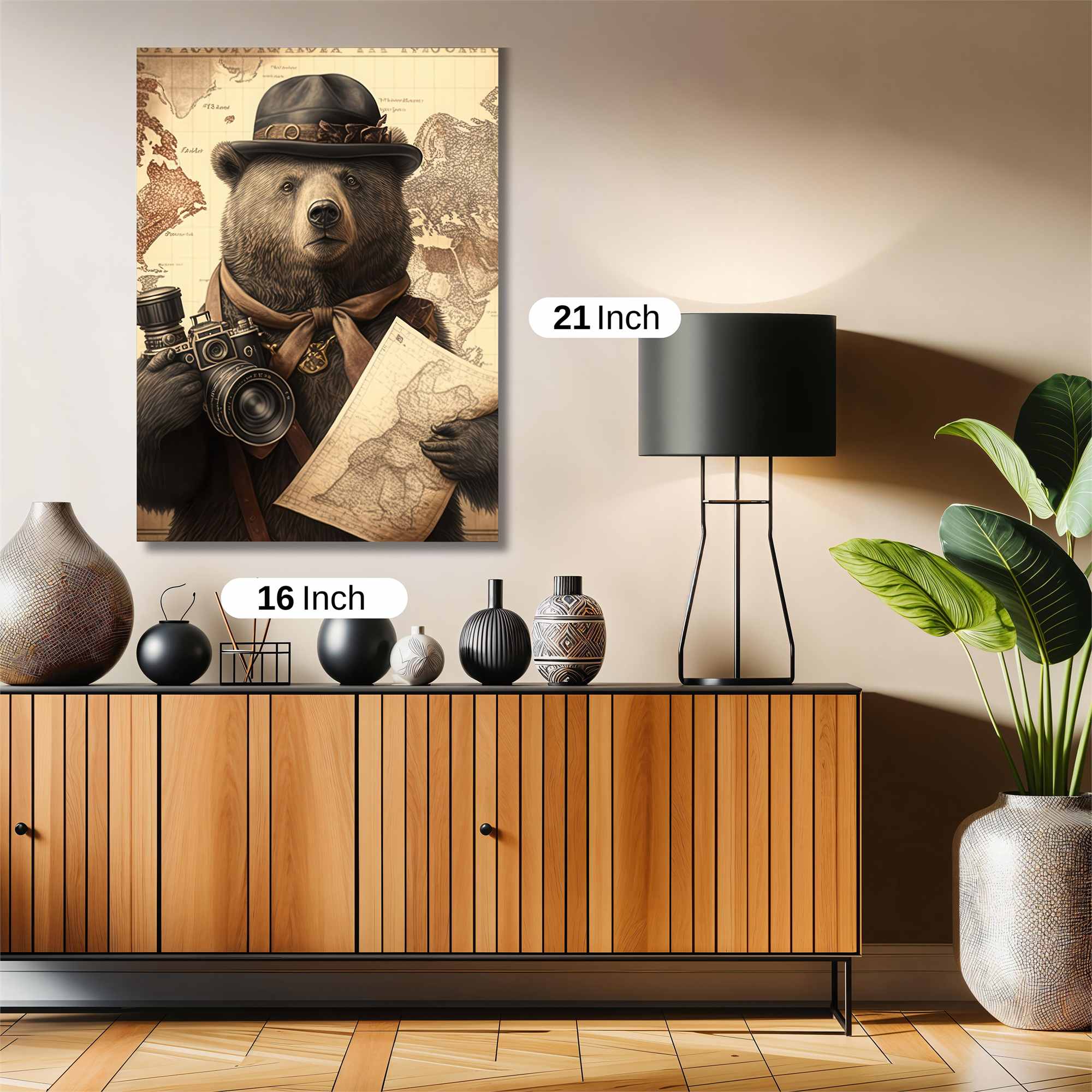 Explorer Bear Safe Wall Magnetic / M
