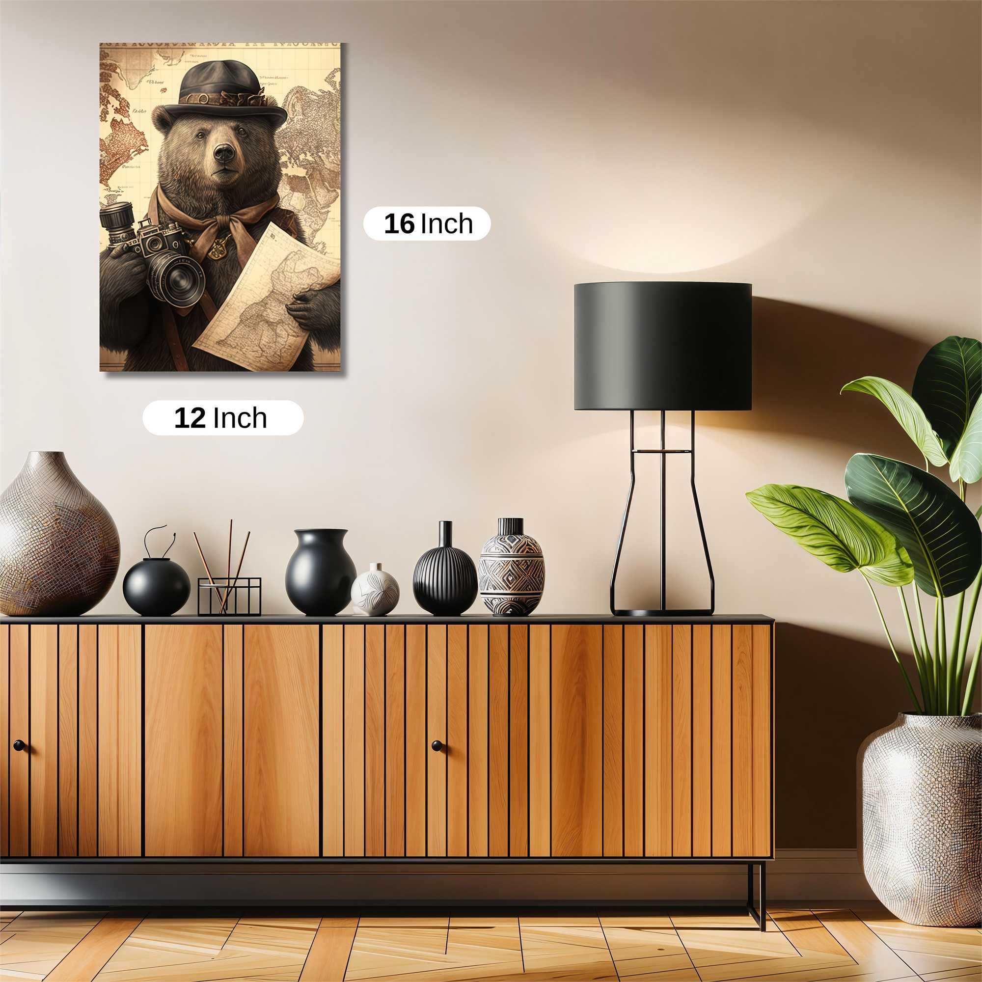 Explorer Bear Safe Wall Magnetic / M