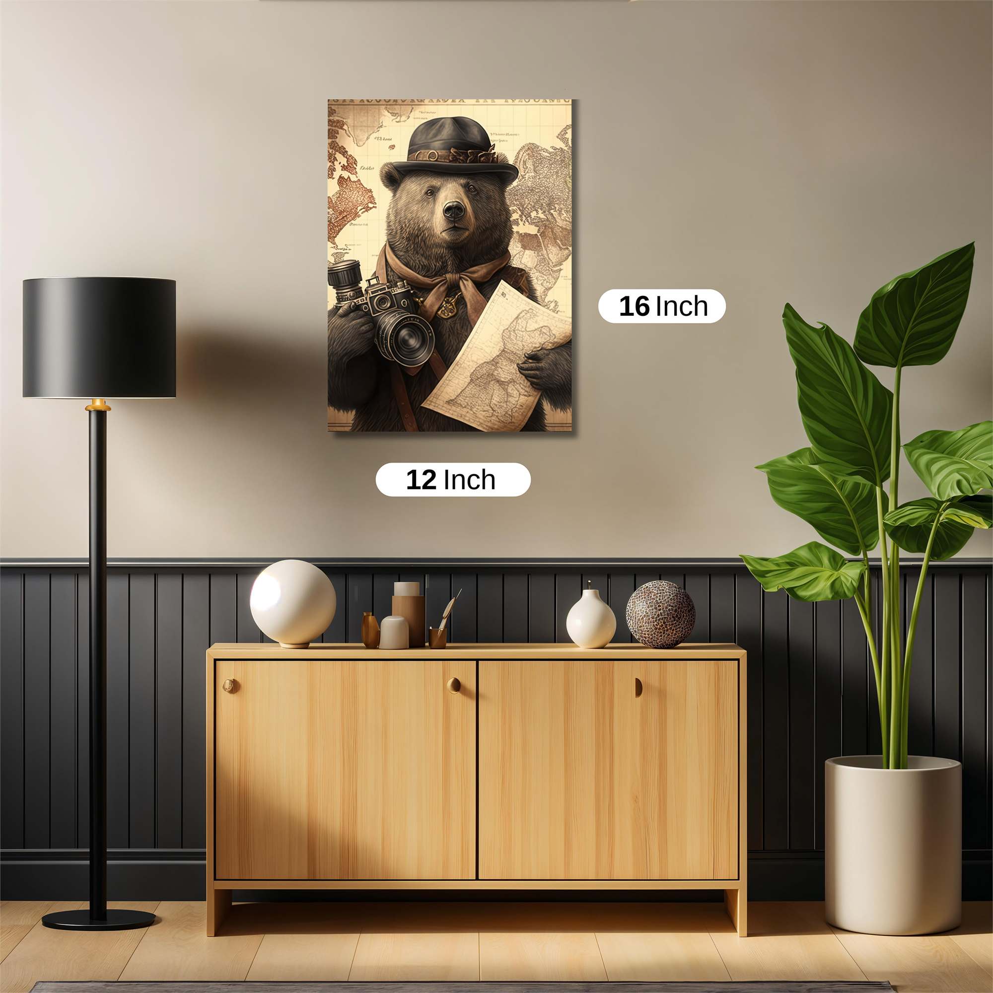 Explorer Bear Safe Wall Magnetic / M