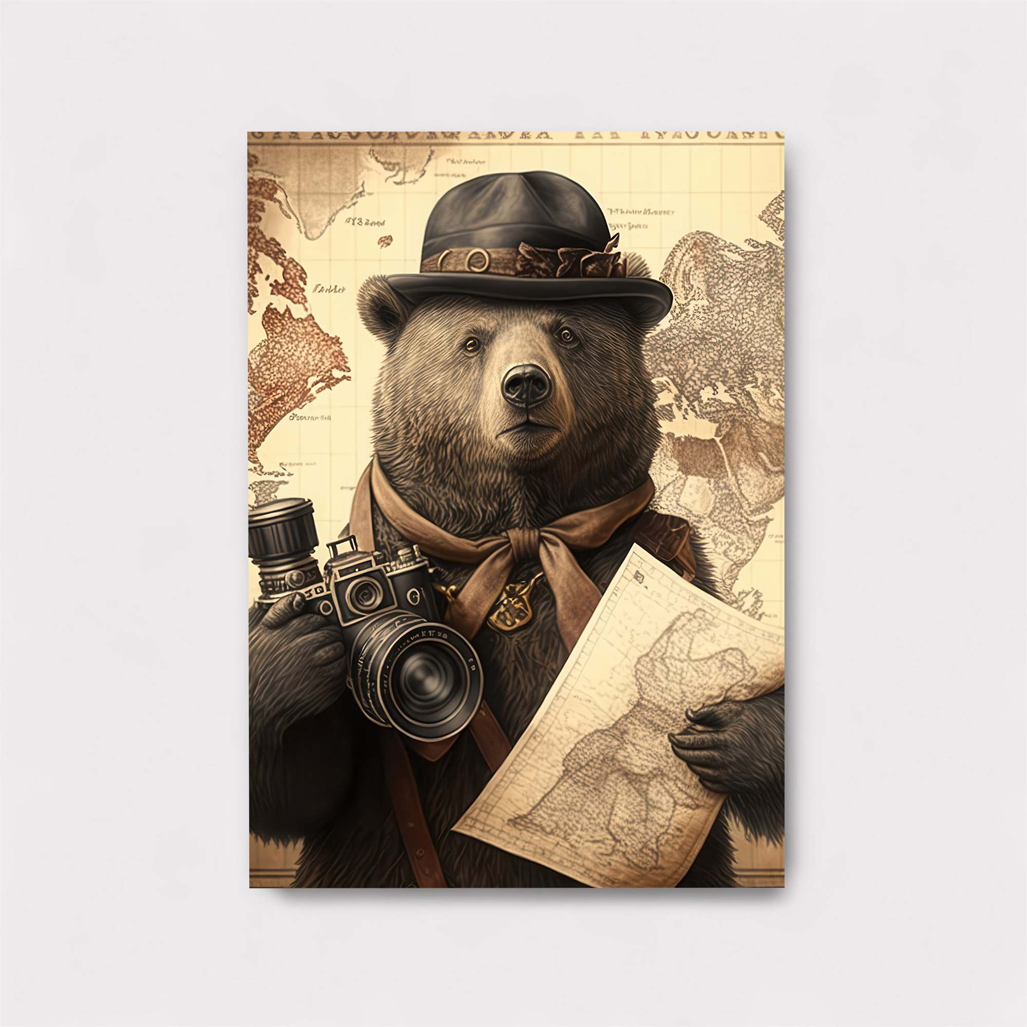 Explorer Bear Safe Wall Magnetic / M