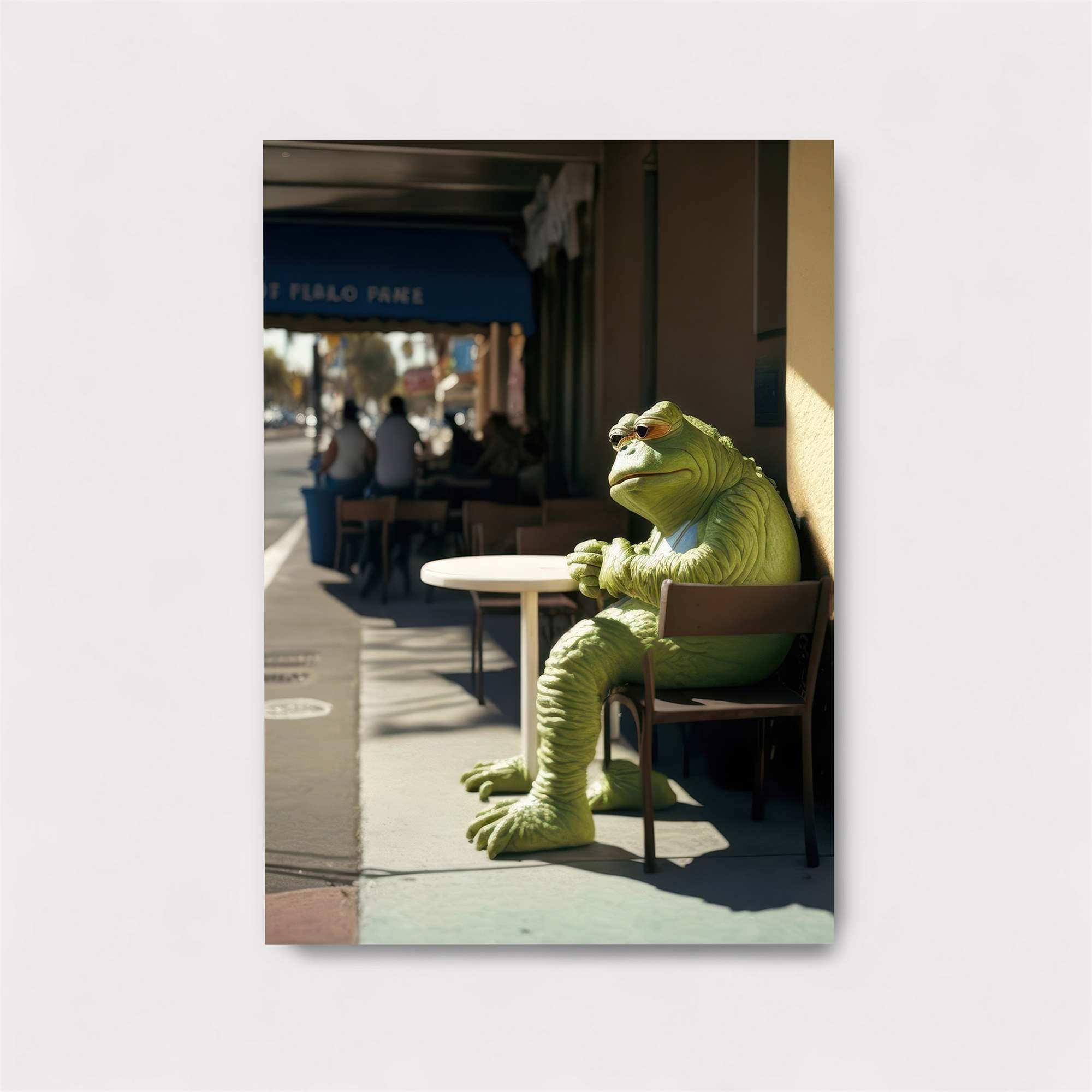 Frog Contemplation Safe Wall Magnetic / M
