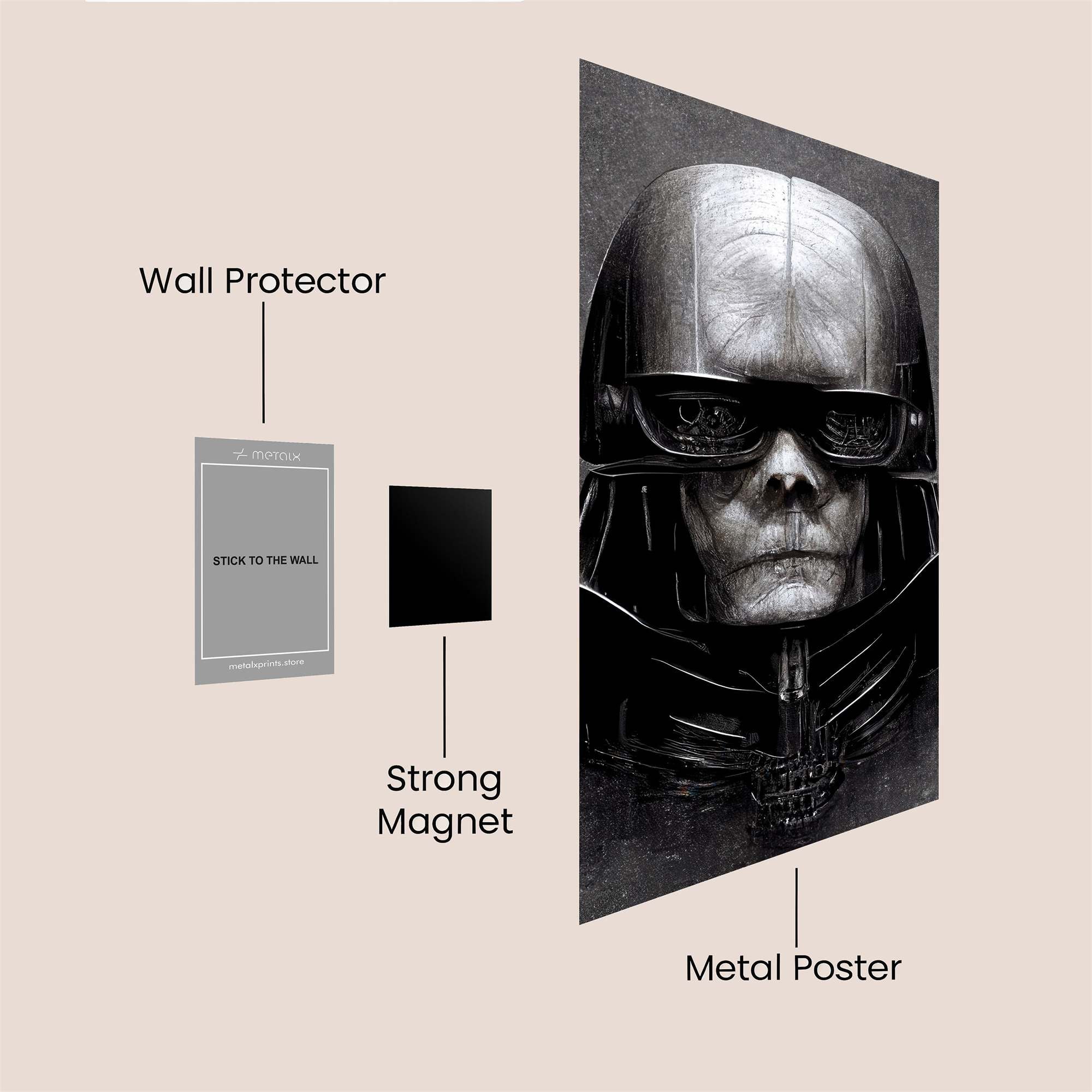 Darth Somber Safe Wall Magnetic / M